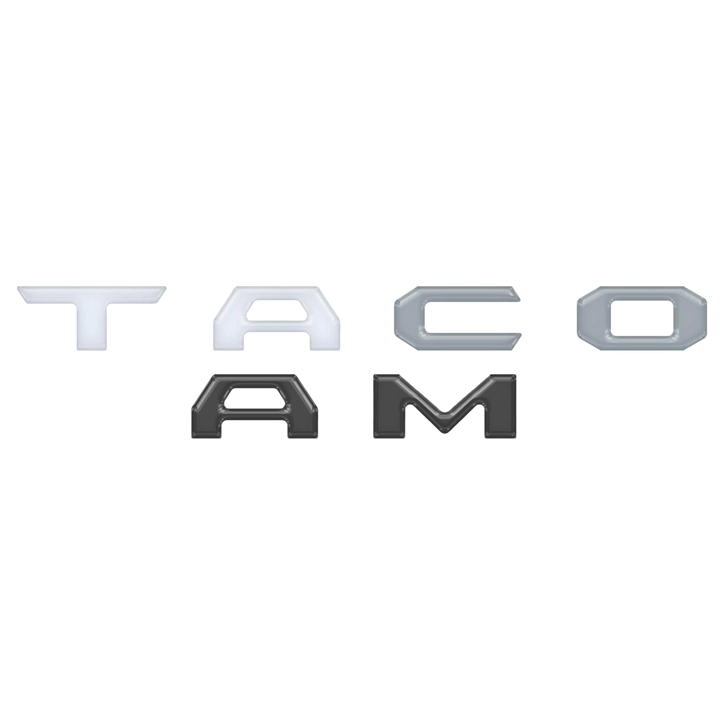 Glove Box Letter Inserts Fits 2016-2023 Toyota Tacoma