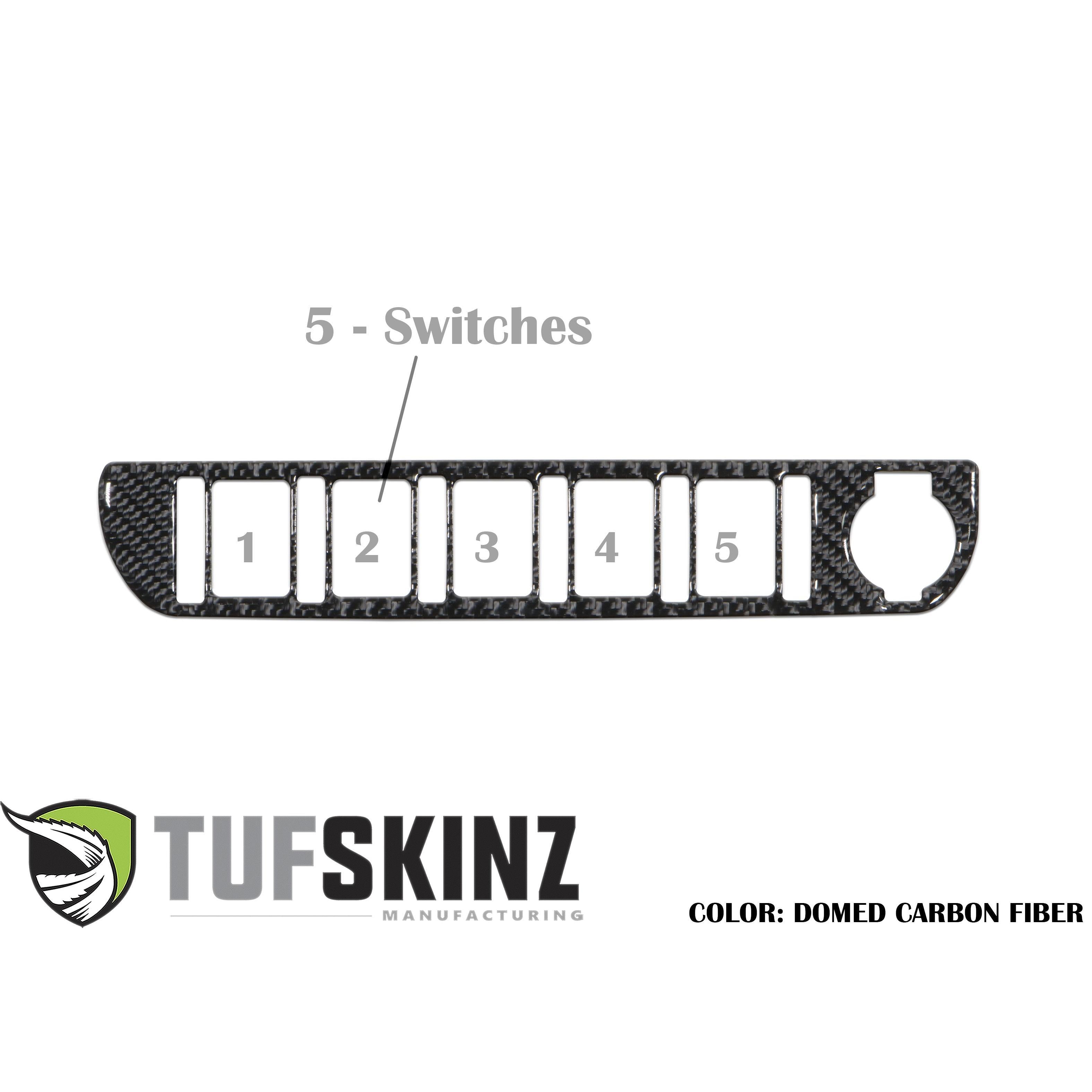 Center Dash Switch Panel Accent Overlay Fits 2016-2023 Toyota Tacoma