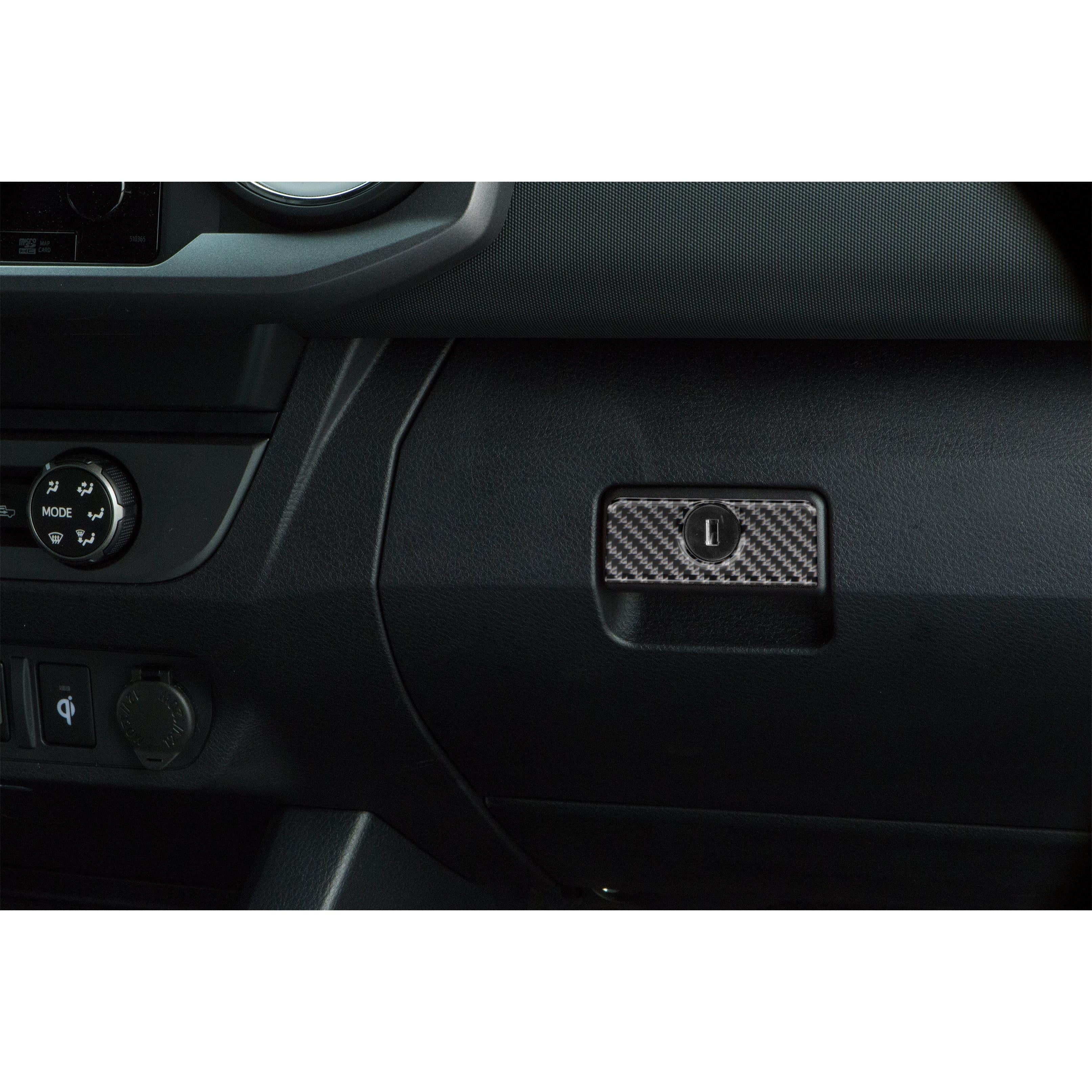 Glove Box Handle Accent Overlay Fits 2016-2023 Toyota Tacoma