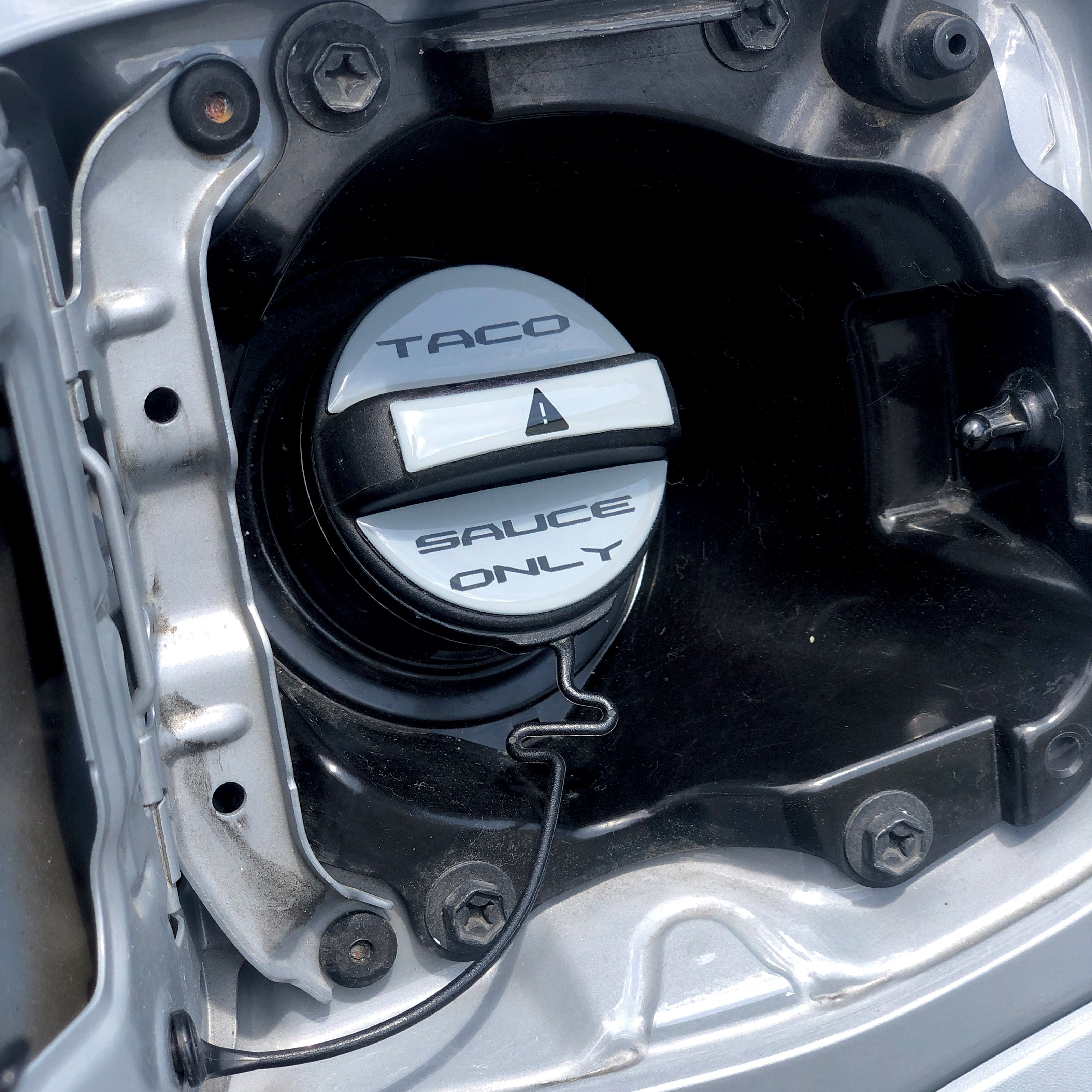 Fuel Cap Accent Trim Fits 2016-2023 Toyota Tacoma