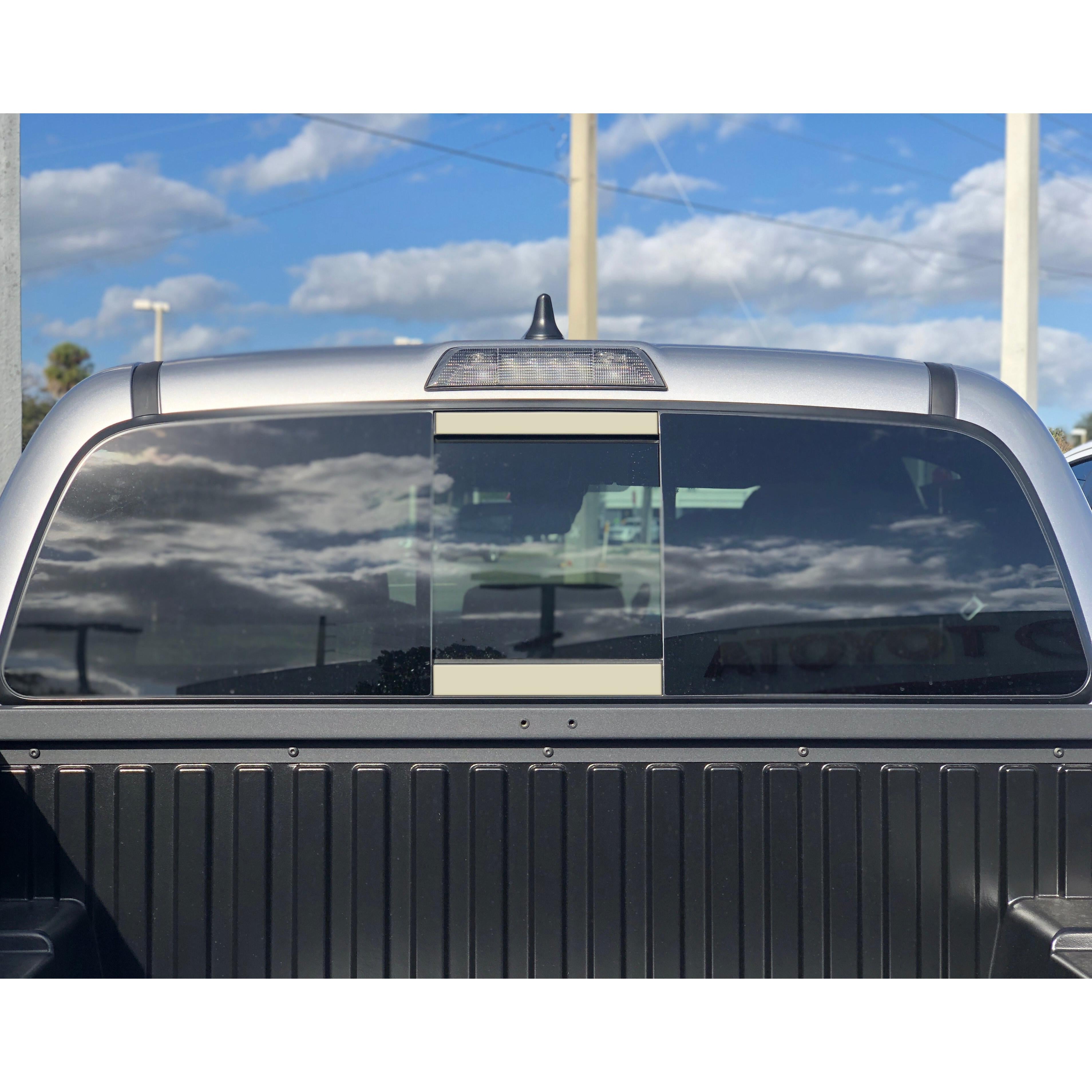 Rear Power Sliding Window Accent Trim Fits 2016-2020 Toyota Tacoma *OE Color - Quicksand Tan