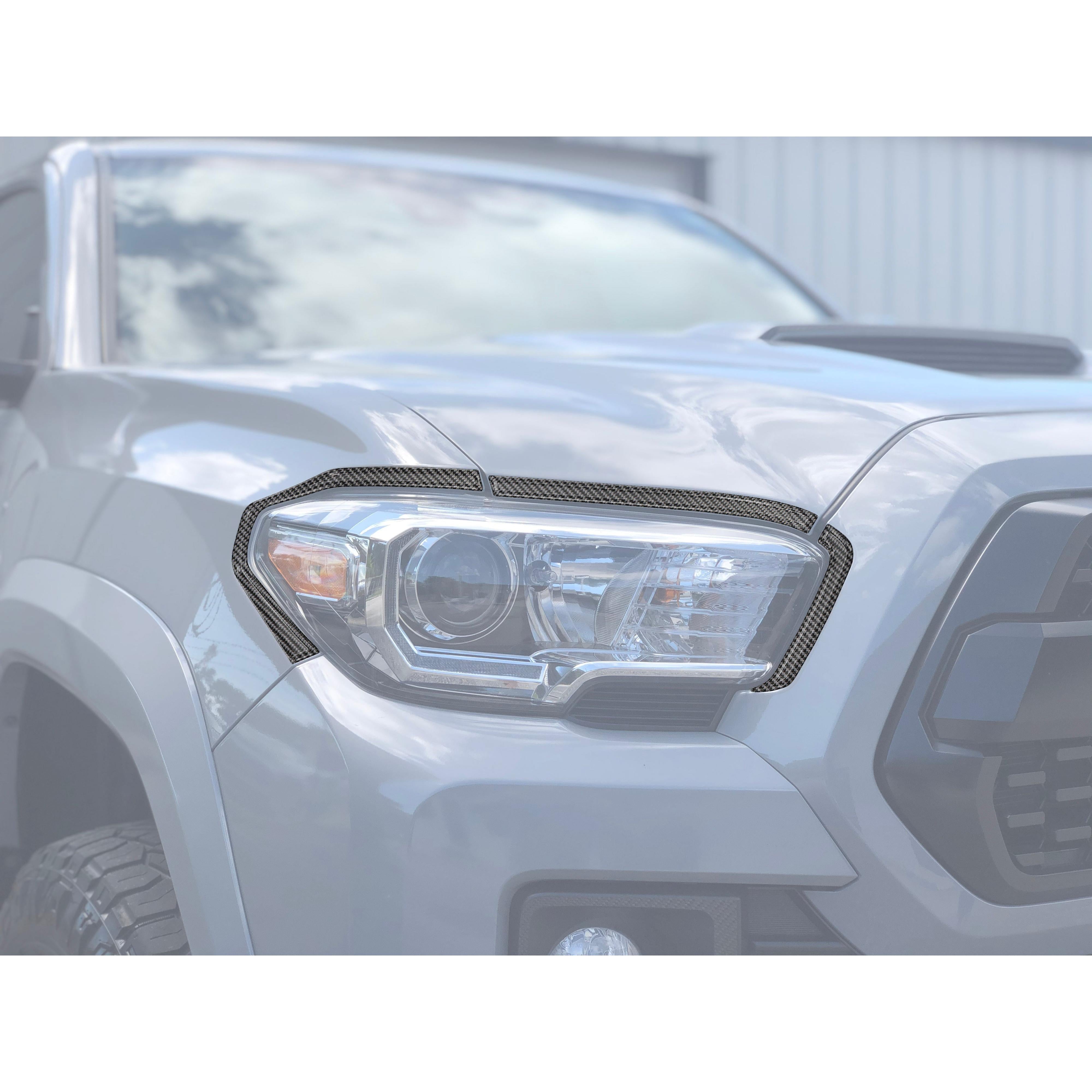 Headlight Accent Overlays Fits 2016-2023 Toyota Tacoma