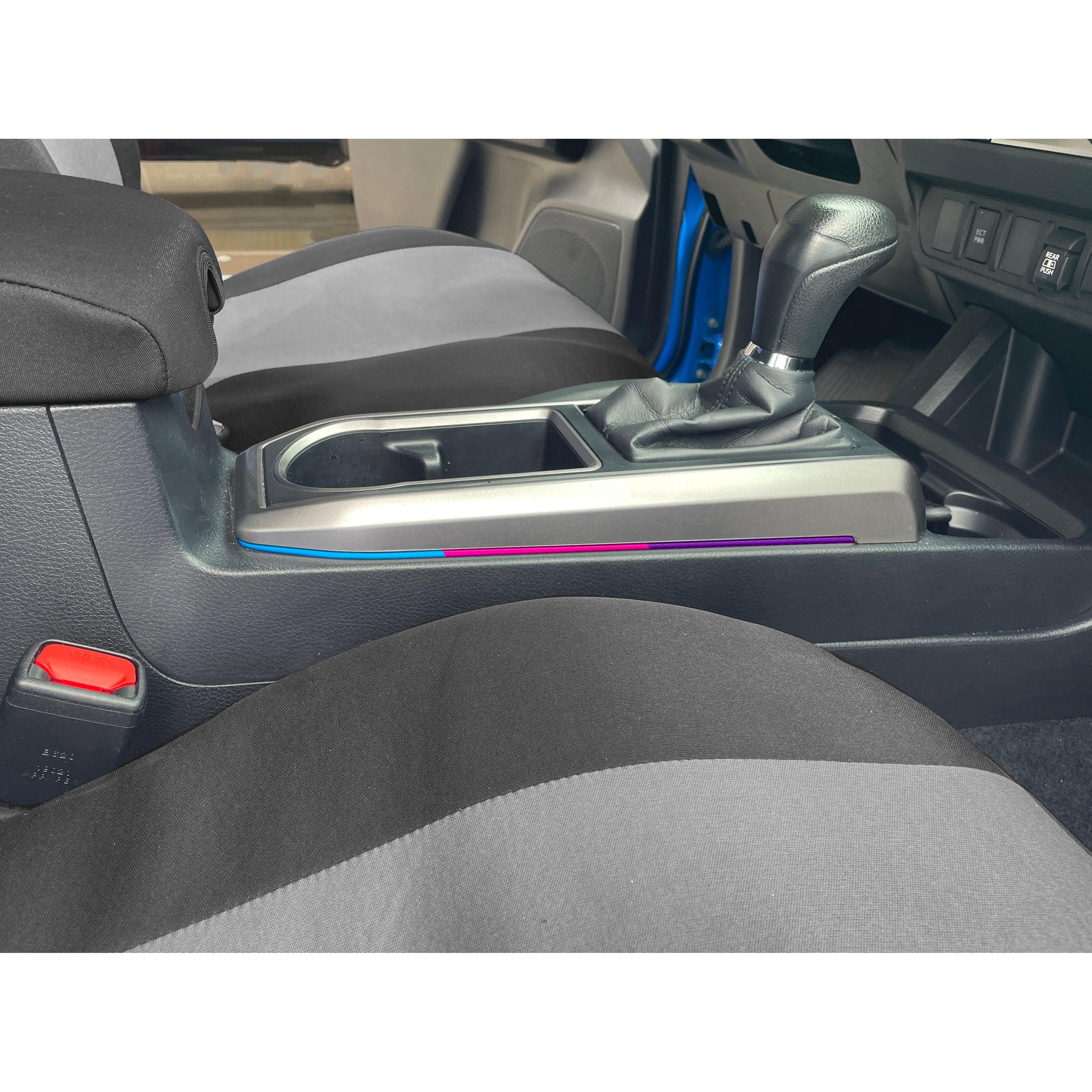 Side Center Console Line Inserts Fits 2016-2023 Toyota Tacoma
