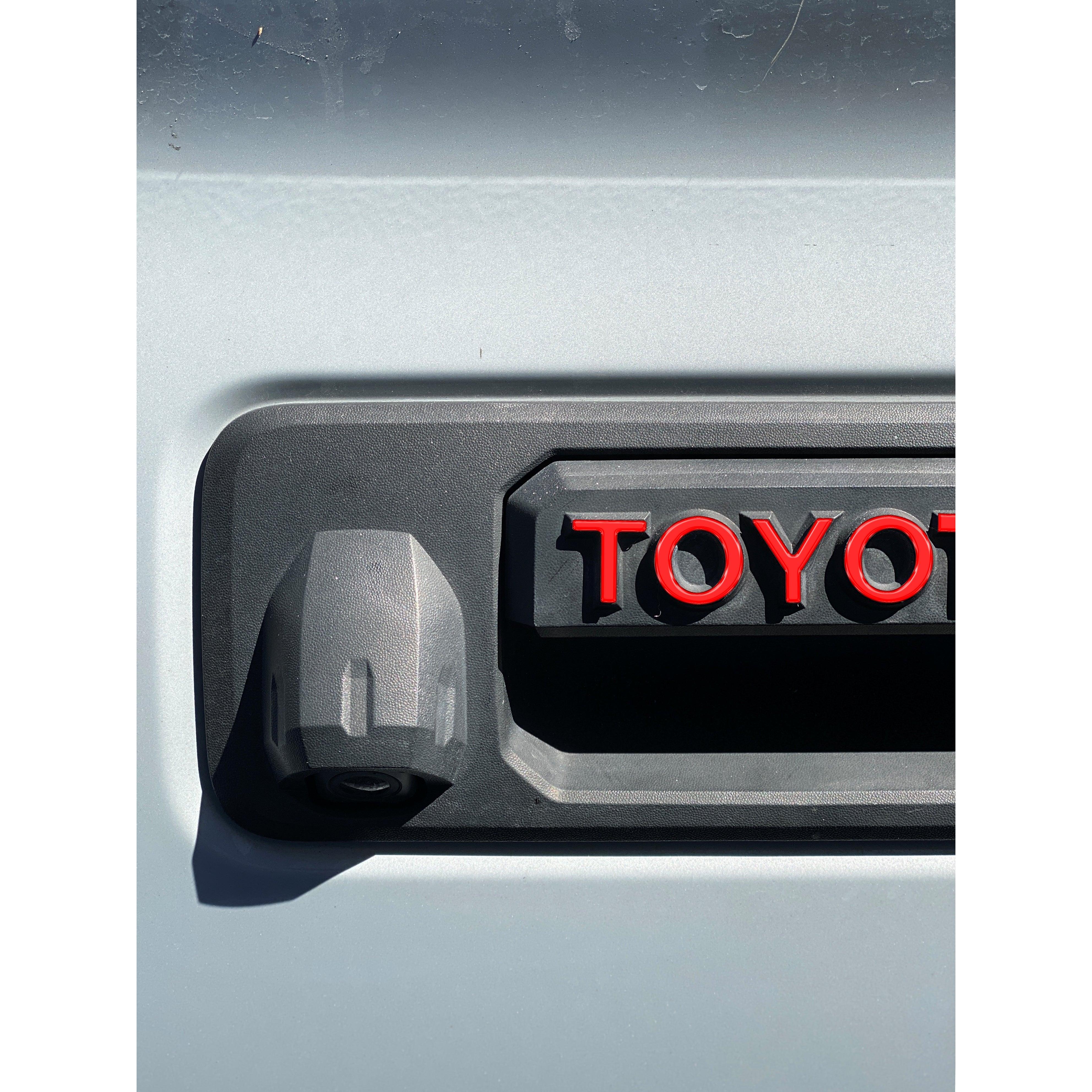Tailgate Handle Letter Overlays Fits 2016-2023 Toyota Tacoma