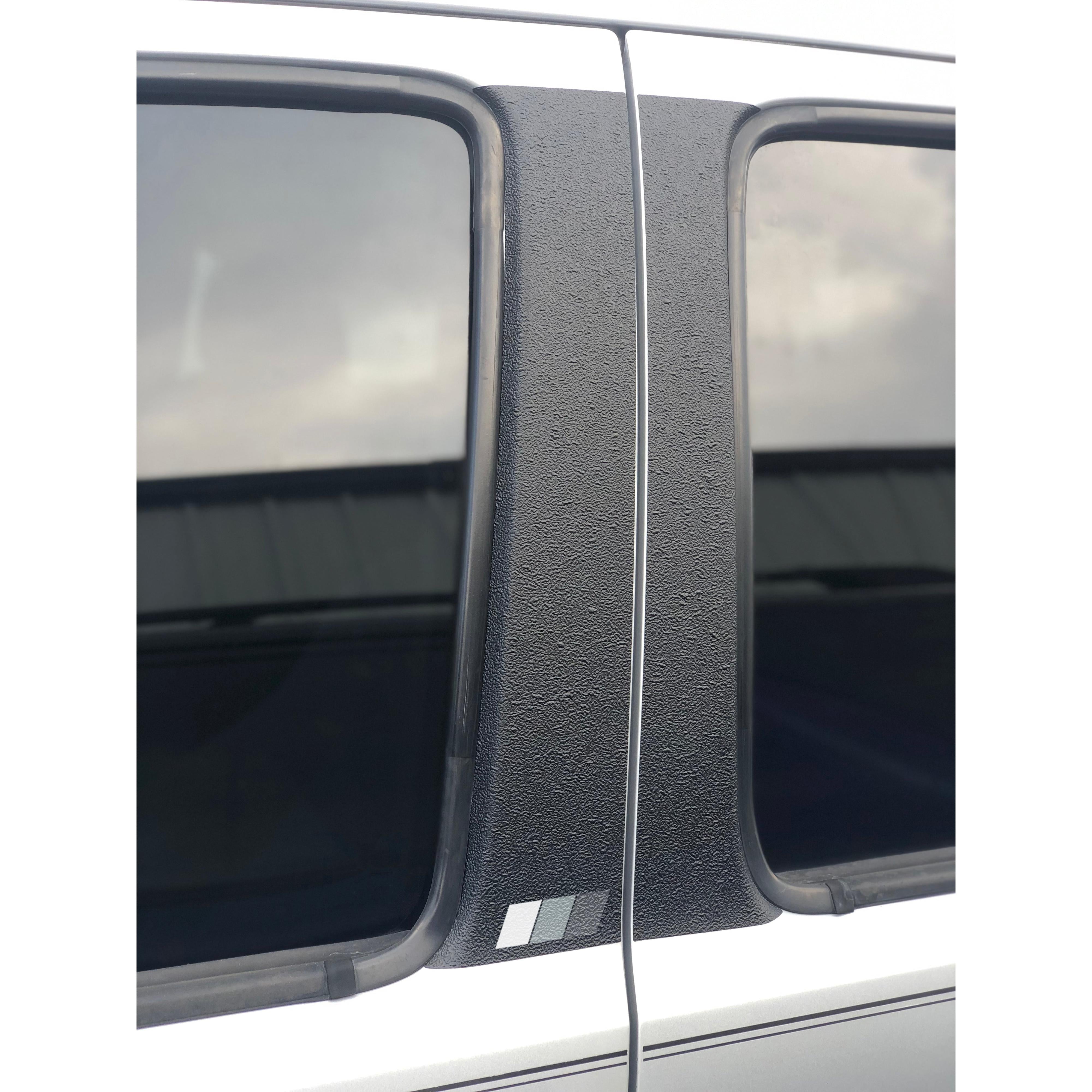 Textured Door Pillar Protection Overlays Fits 2005-2015 Toyota Tacoma