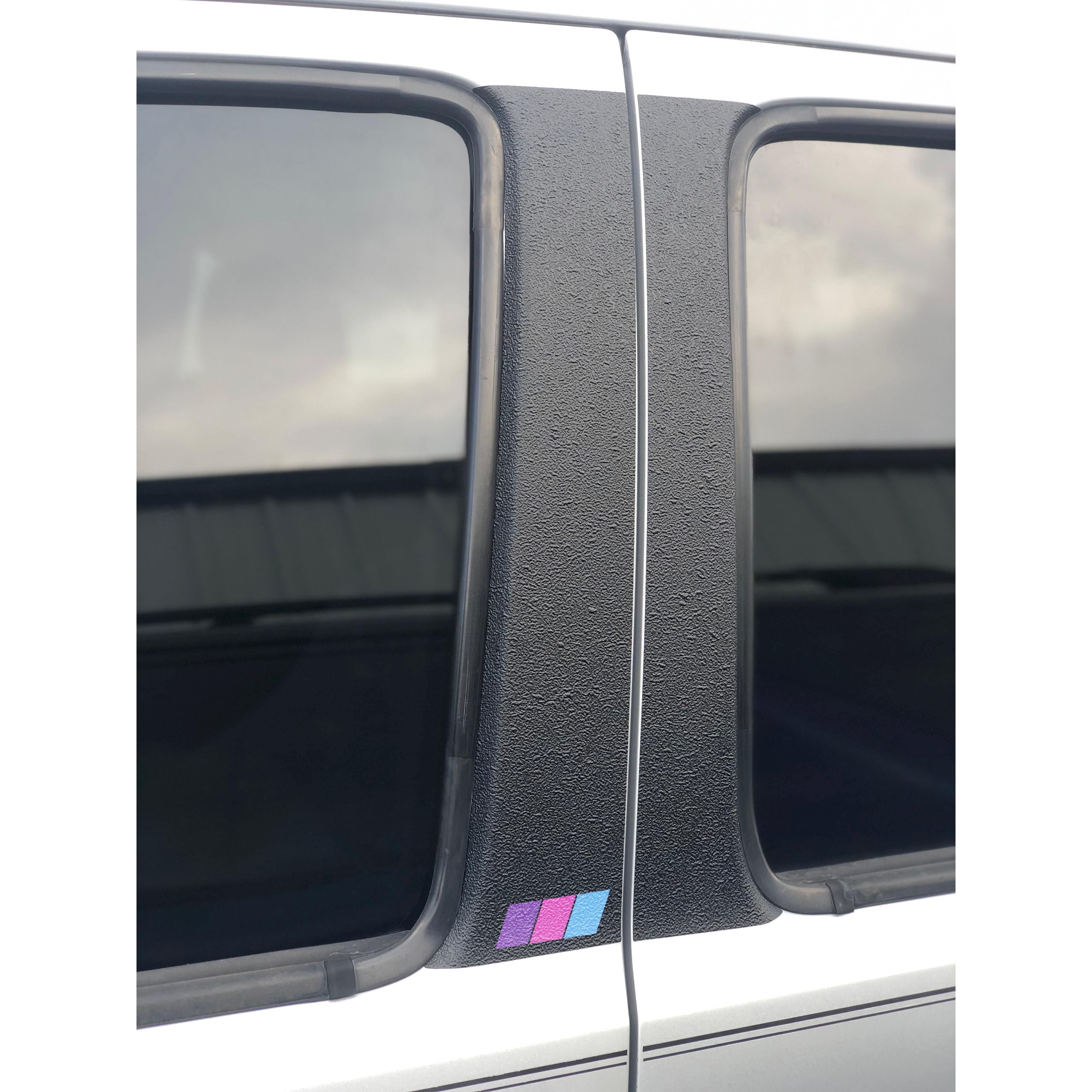 Textured Door Pillar Protection Overlays Fits 2005-2015 Toyota Tacoma