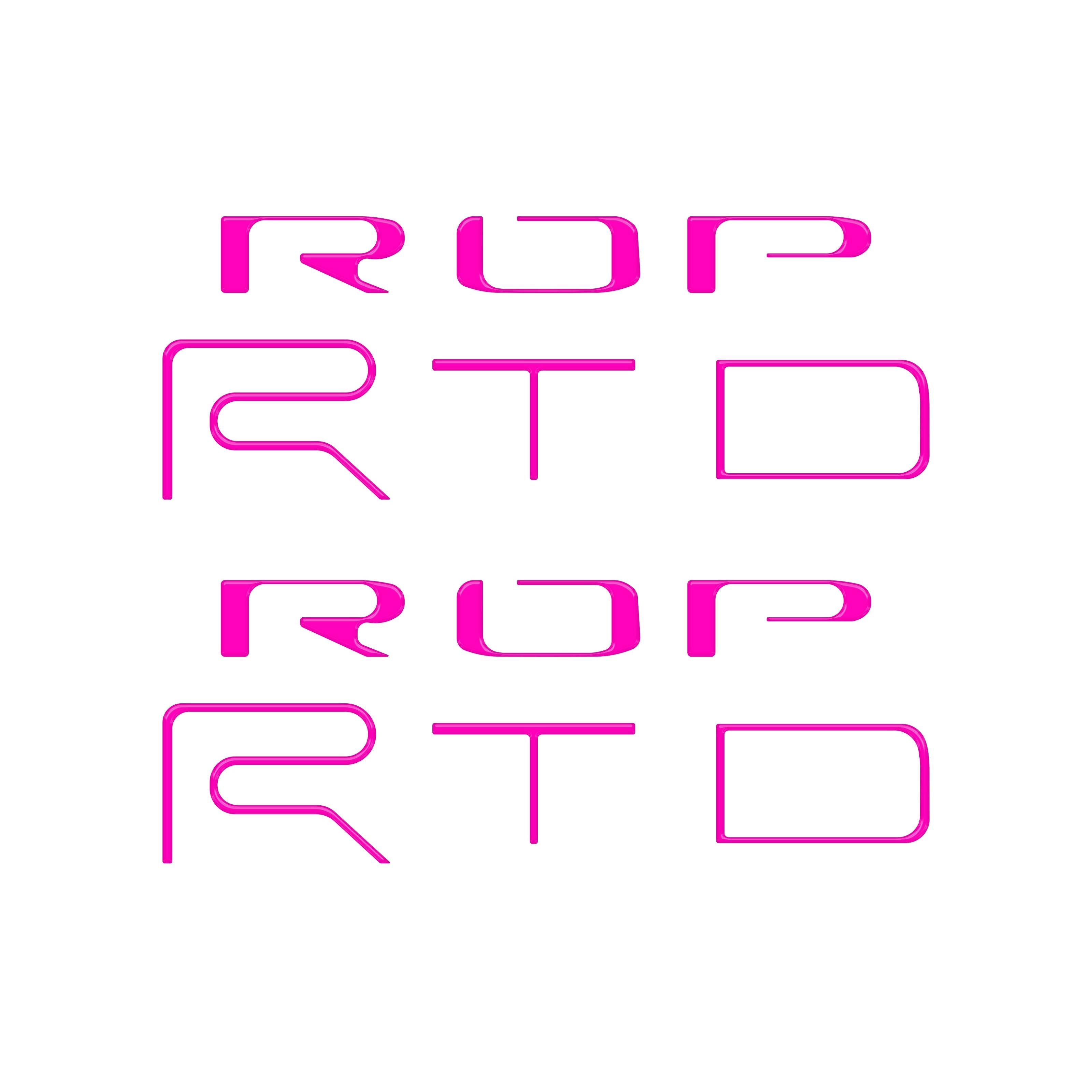 Bed Side Letter Inserts Fits 2022-2023 Toyota Tacoma TRD Pro