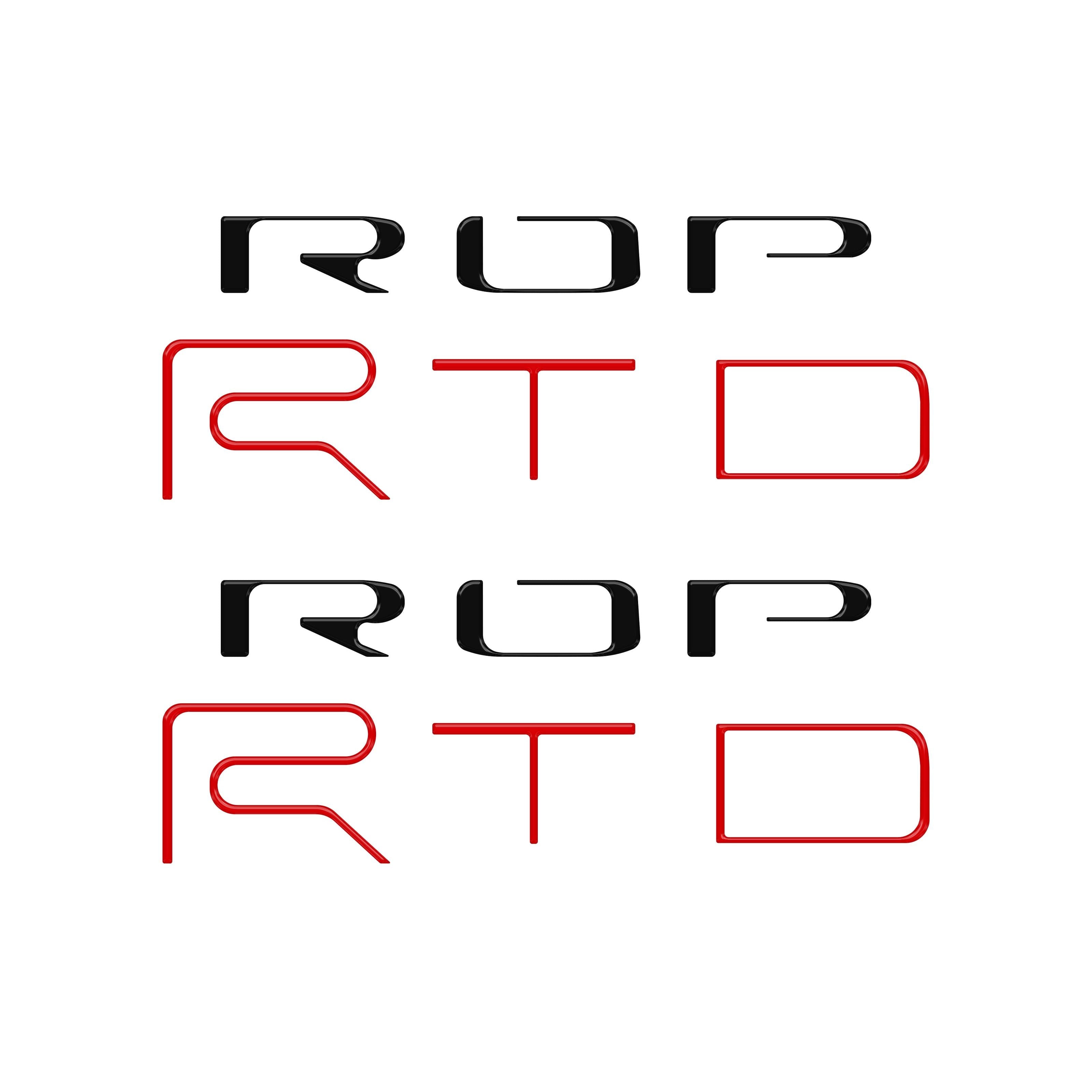 Bed Side Letter Inserts Fits 2022-2023 Toyota Tacoma TRD Pro