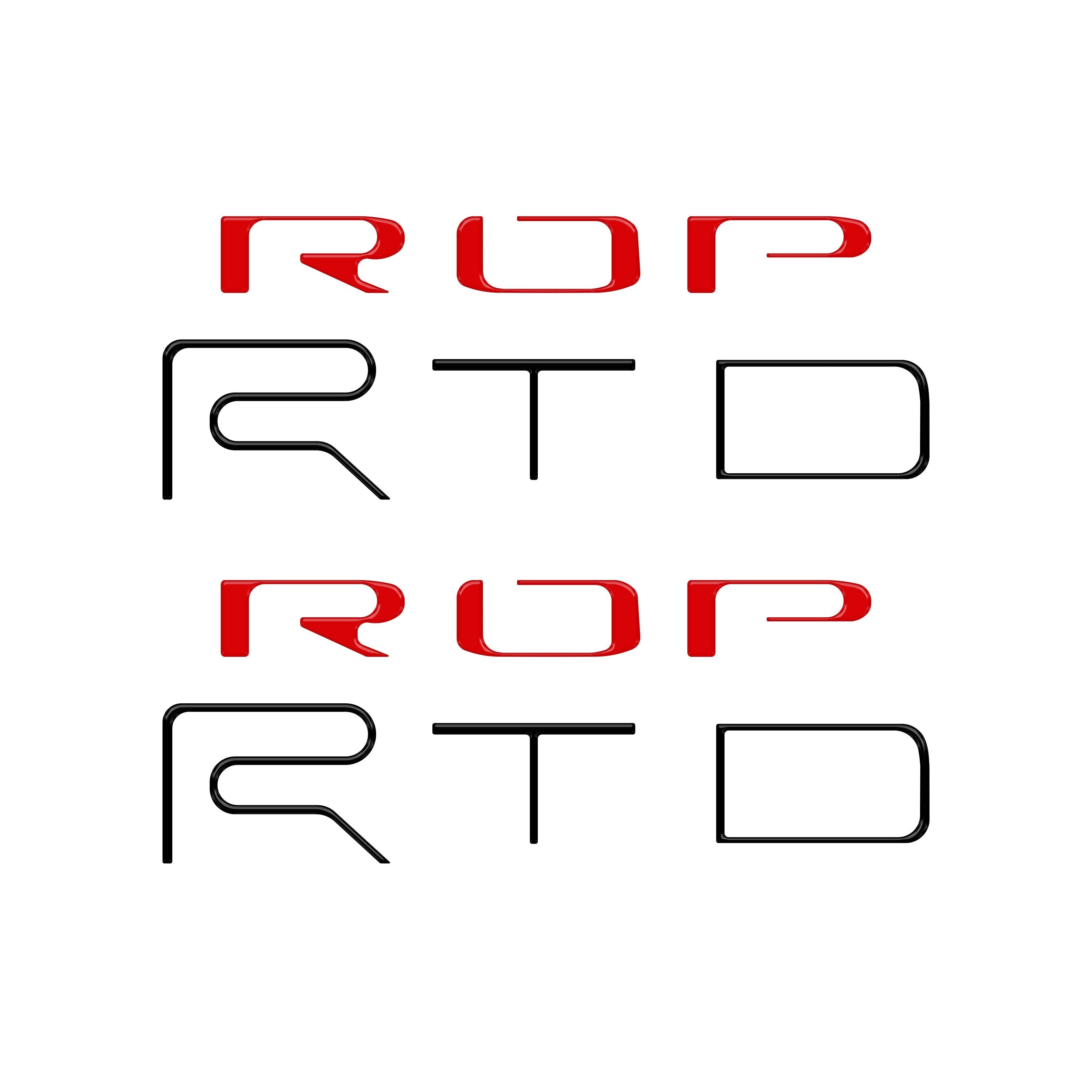 Bed Side Letter Inserts Fits 2022-2023 Toyota Tacoma TRD Pro