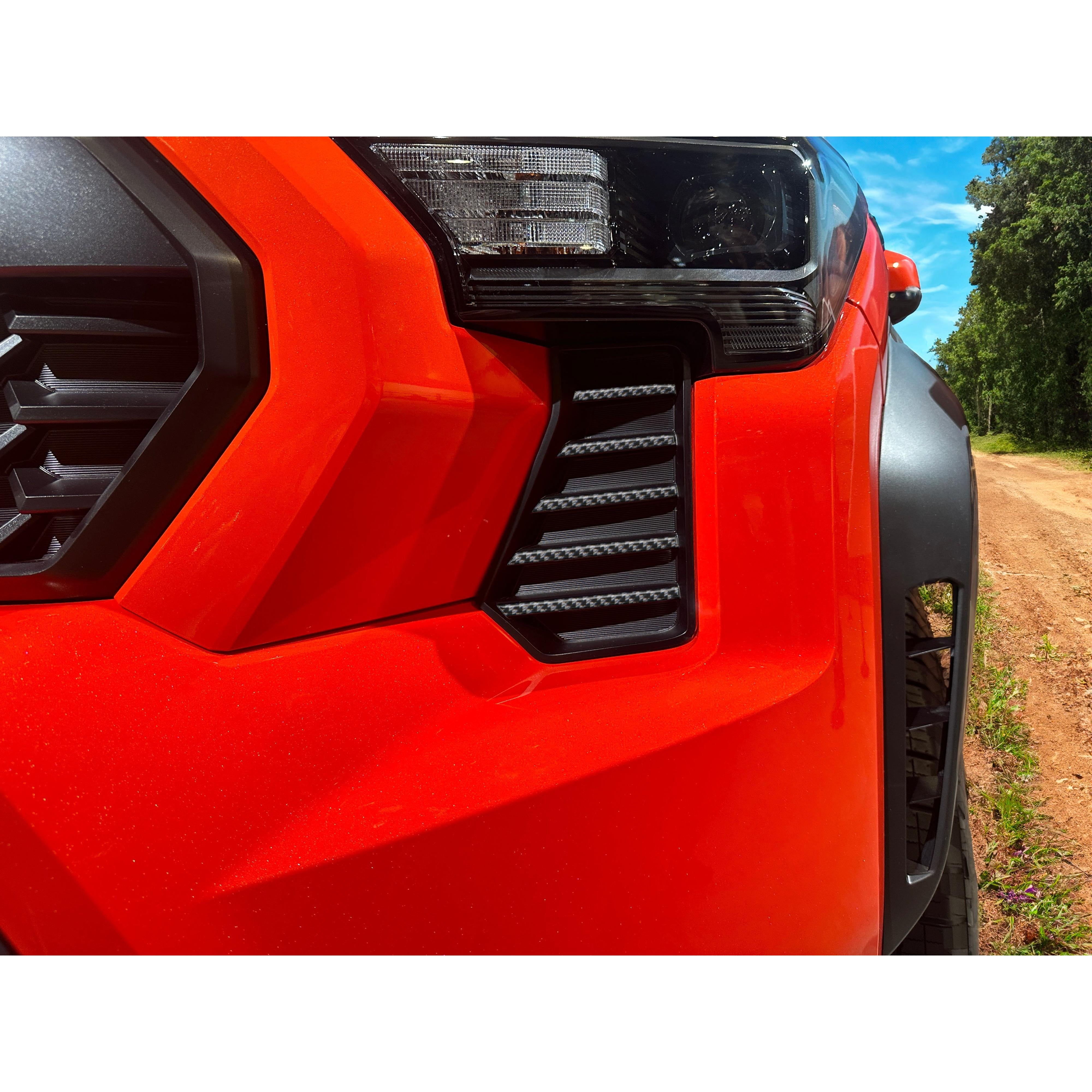 Grille Side Line Accent Trim Fits 2024-2026 Toyota Tacoma