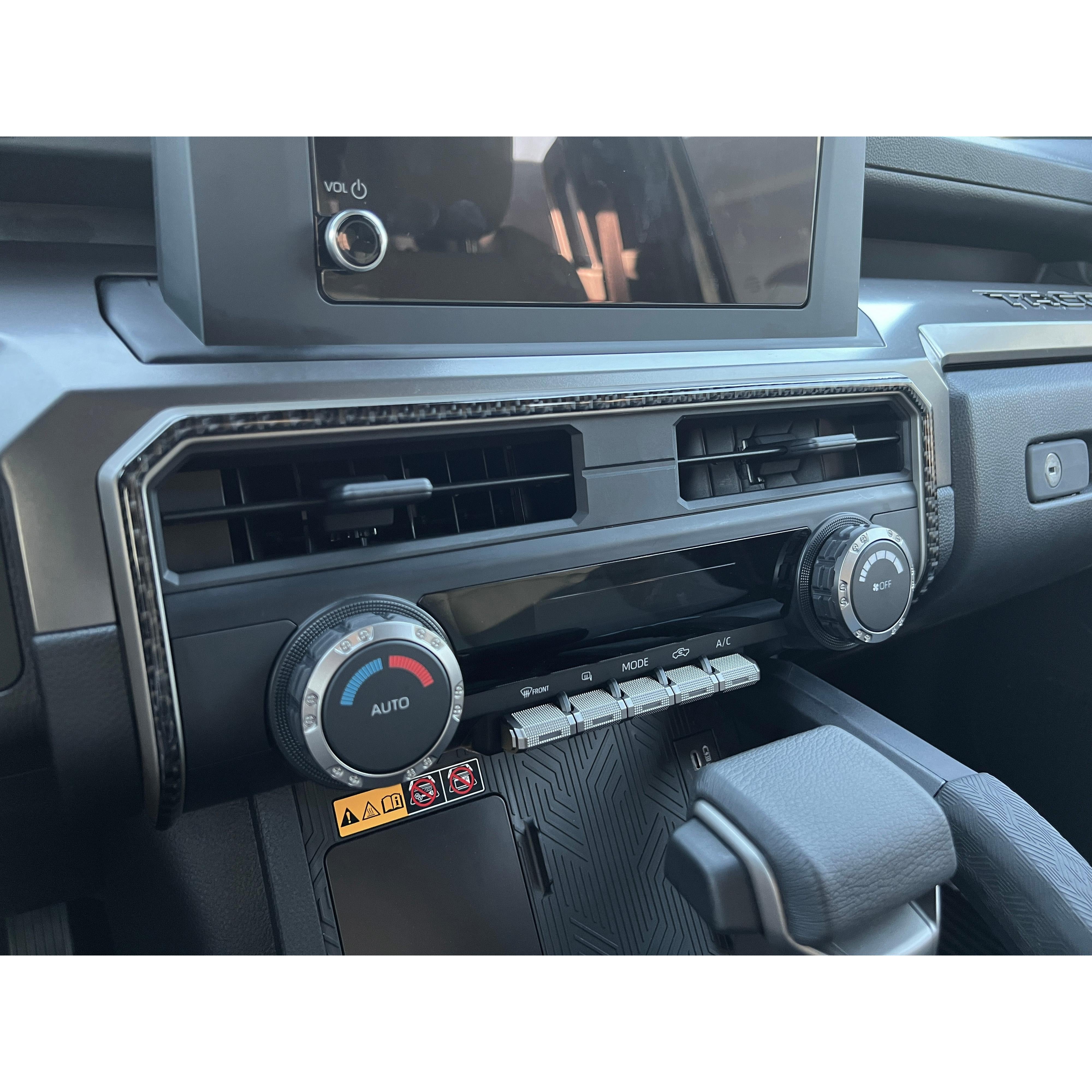 Climate Control Accent Trim Fits 2024-2026 Toyota Tacoma & 2025-2026 4Runner