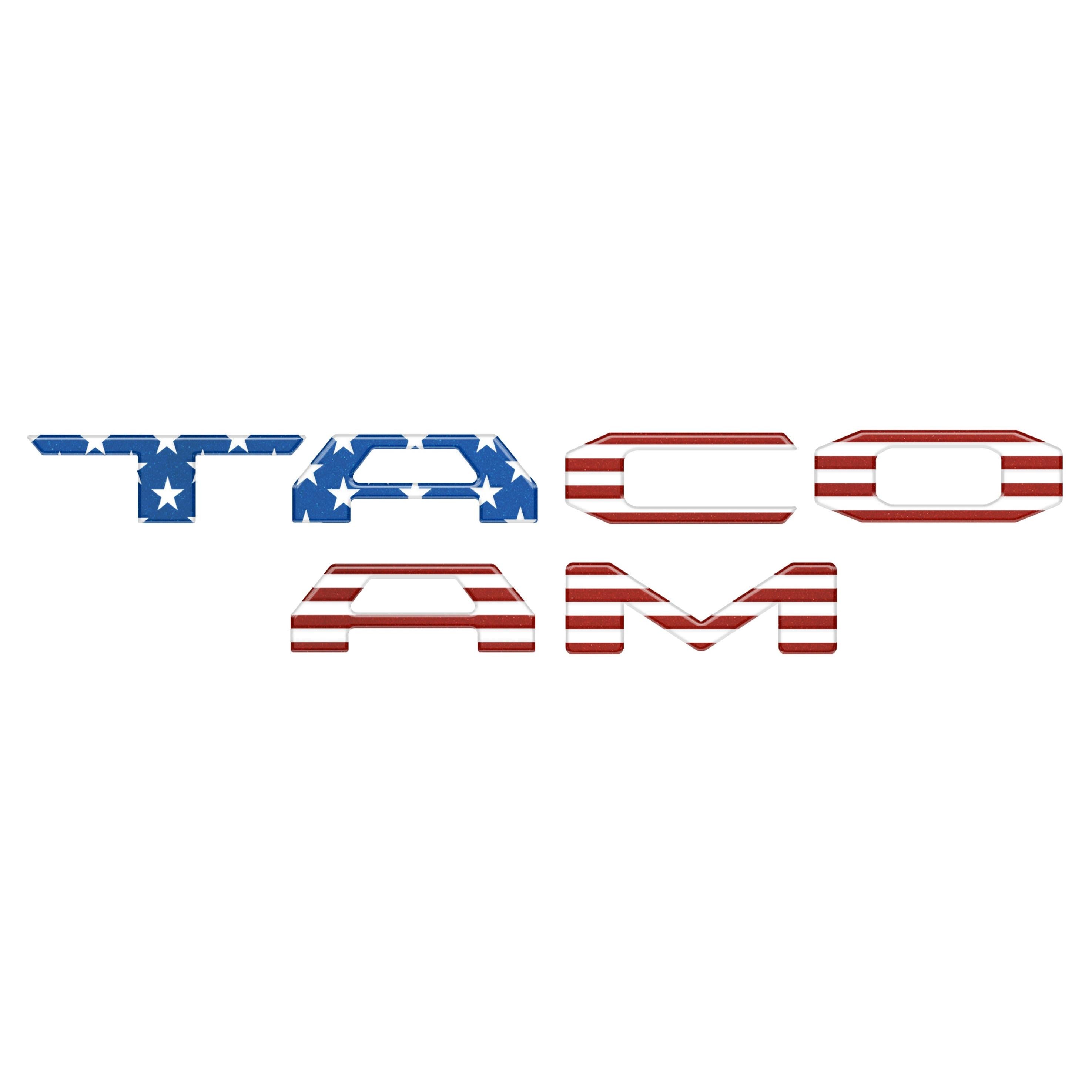 Tailgate Letter Inserts Fits 2024-2026 Toyota Tacoma