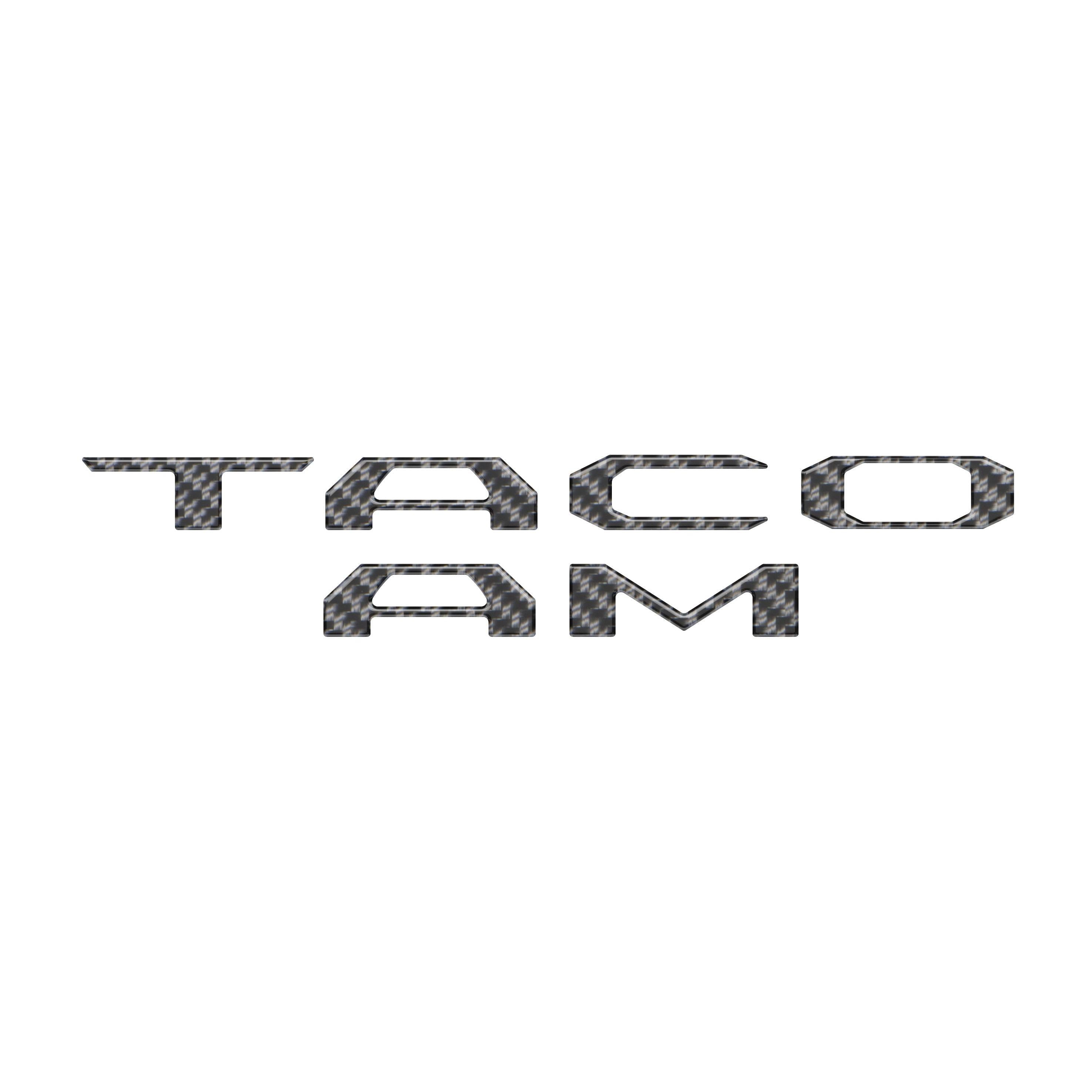 Glovebox Letter Overlays Fits 2024-2026 Toyota Tacoma