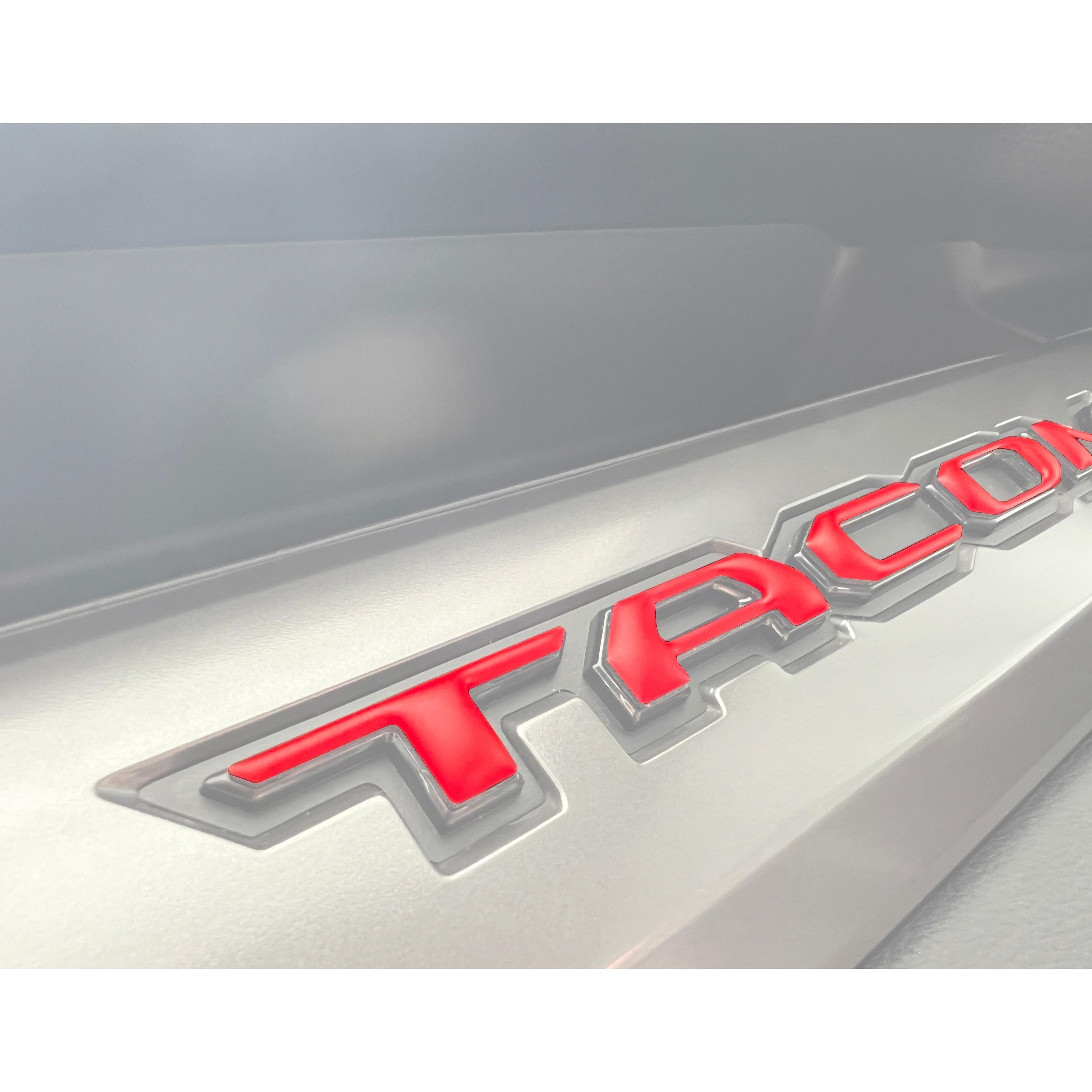 Glovebox Letter Overlays Fits 2024-2026 Toyota Tacoma