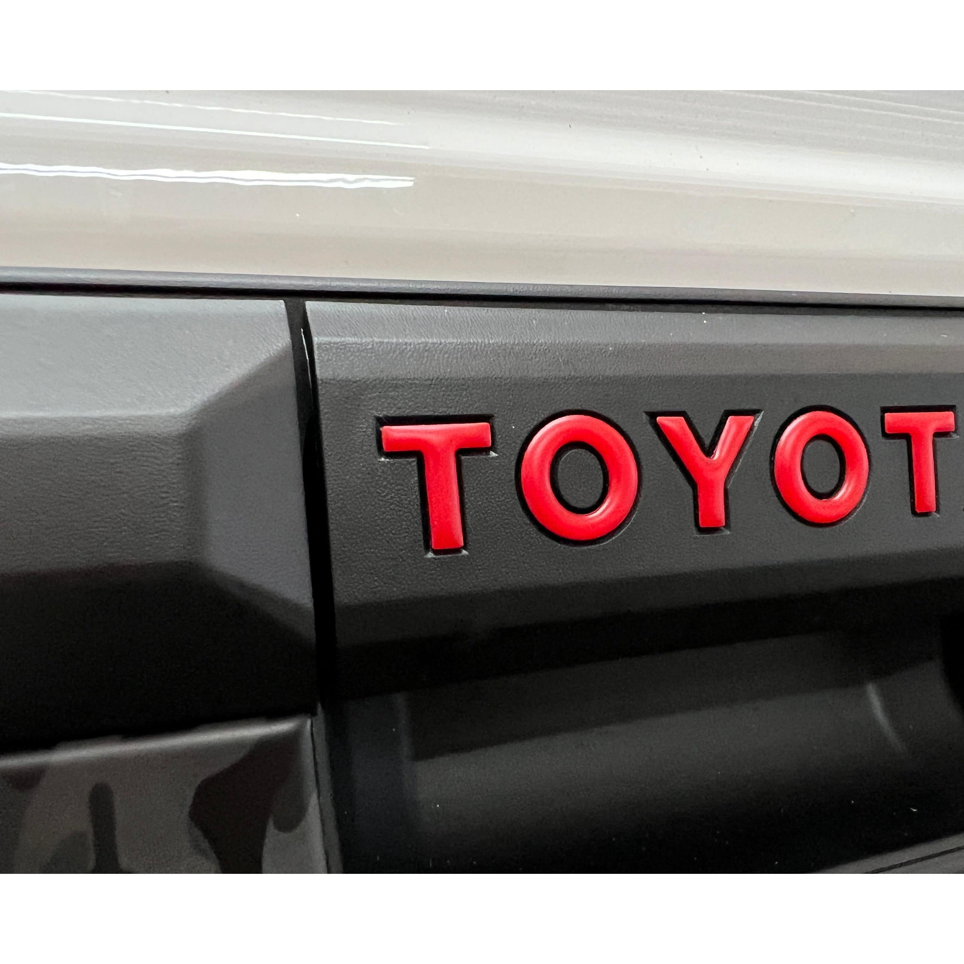Tailgate Handle Letter Inserts Fits 2024-2026 Toyota Tacoma