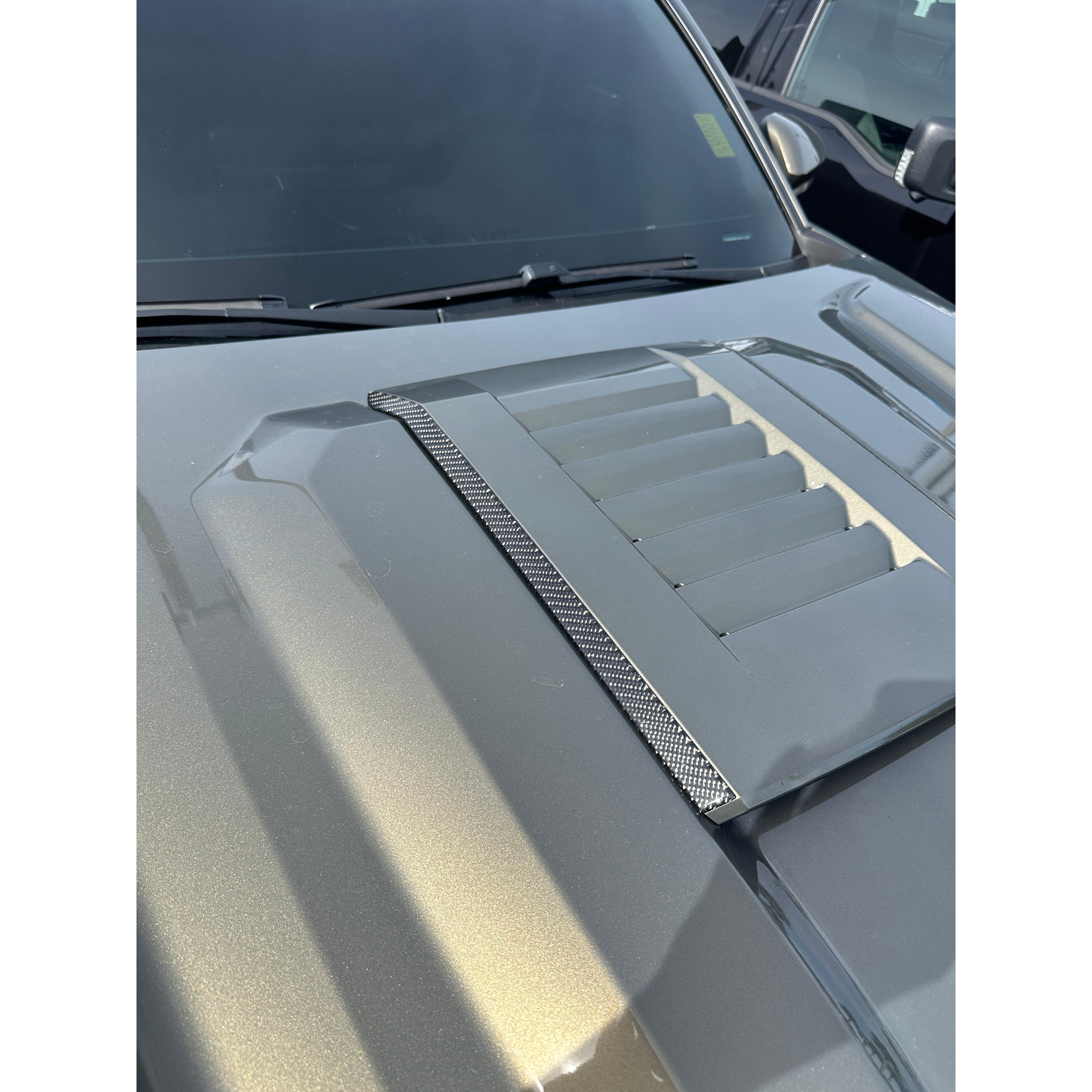 TRD Hood Scoop Accent Overlays Fits 2024-2026 Toyota Tacoma & 2025-2026 Toyota 4Runner
