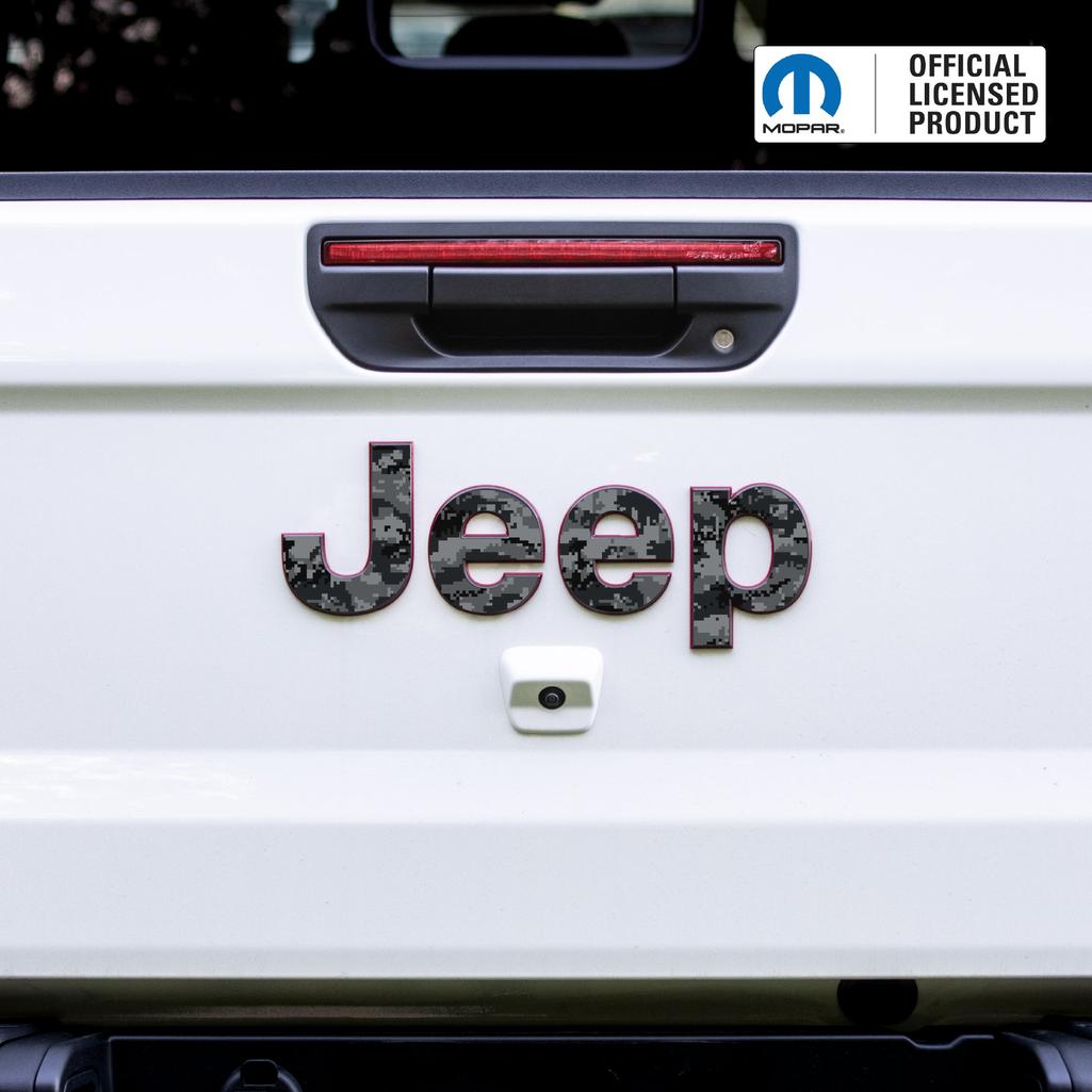 JEEP Gladiator Emblem Overlay Decal Set | Fits 2020+ Jeep Gladiator