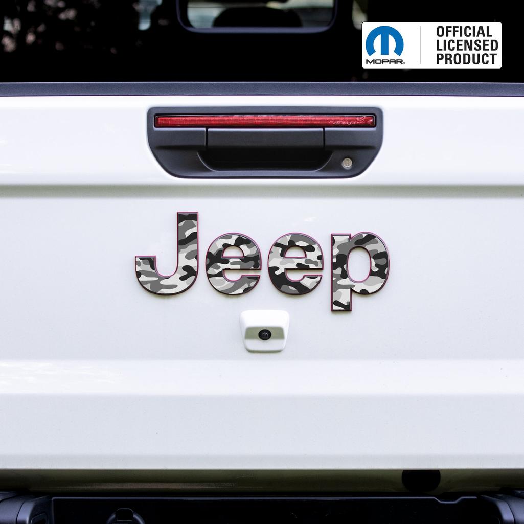 JEEP Gladiator Emblem Overlay Decal Set | Fits 2020+ Jeep Gladiator
