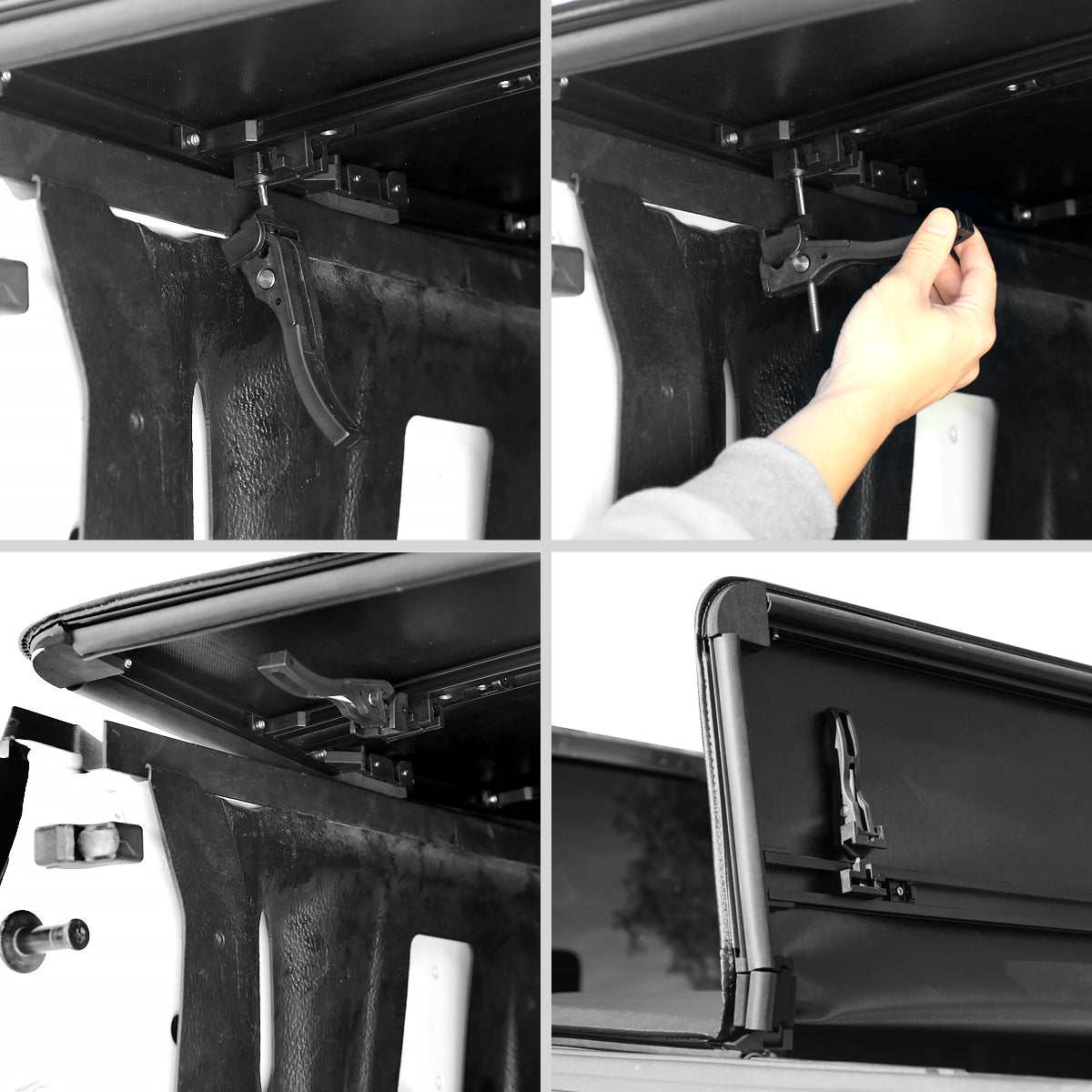 2016-2019 Toyota Tacoma 6' Short Bed Soft Quad-Fold Tonneau Cover