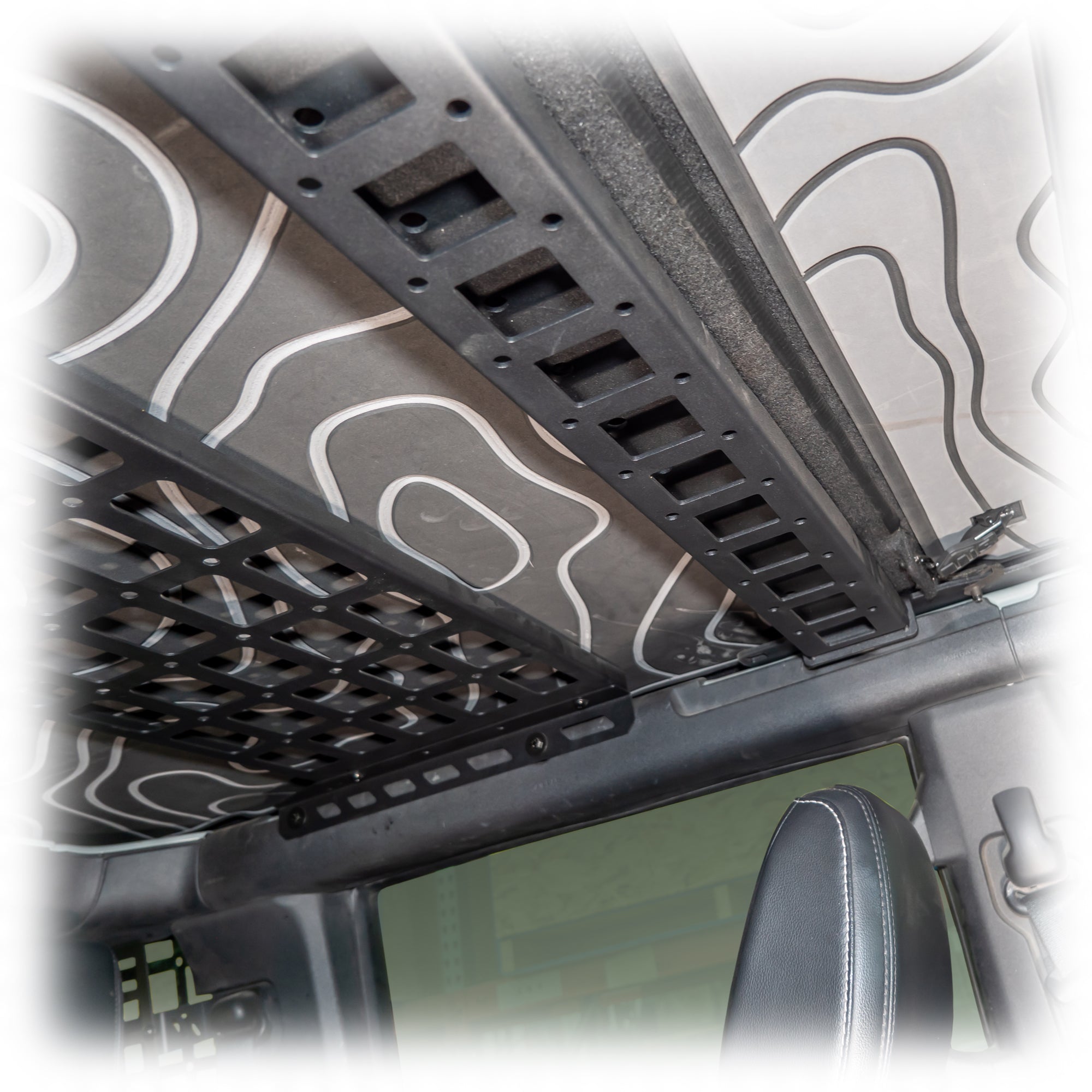 Ford Bronco Roof Roll Cage Brace Molle Pattern | 2021–2026