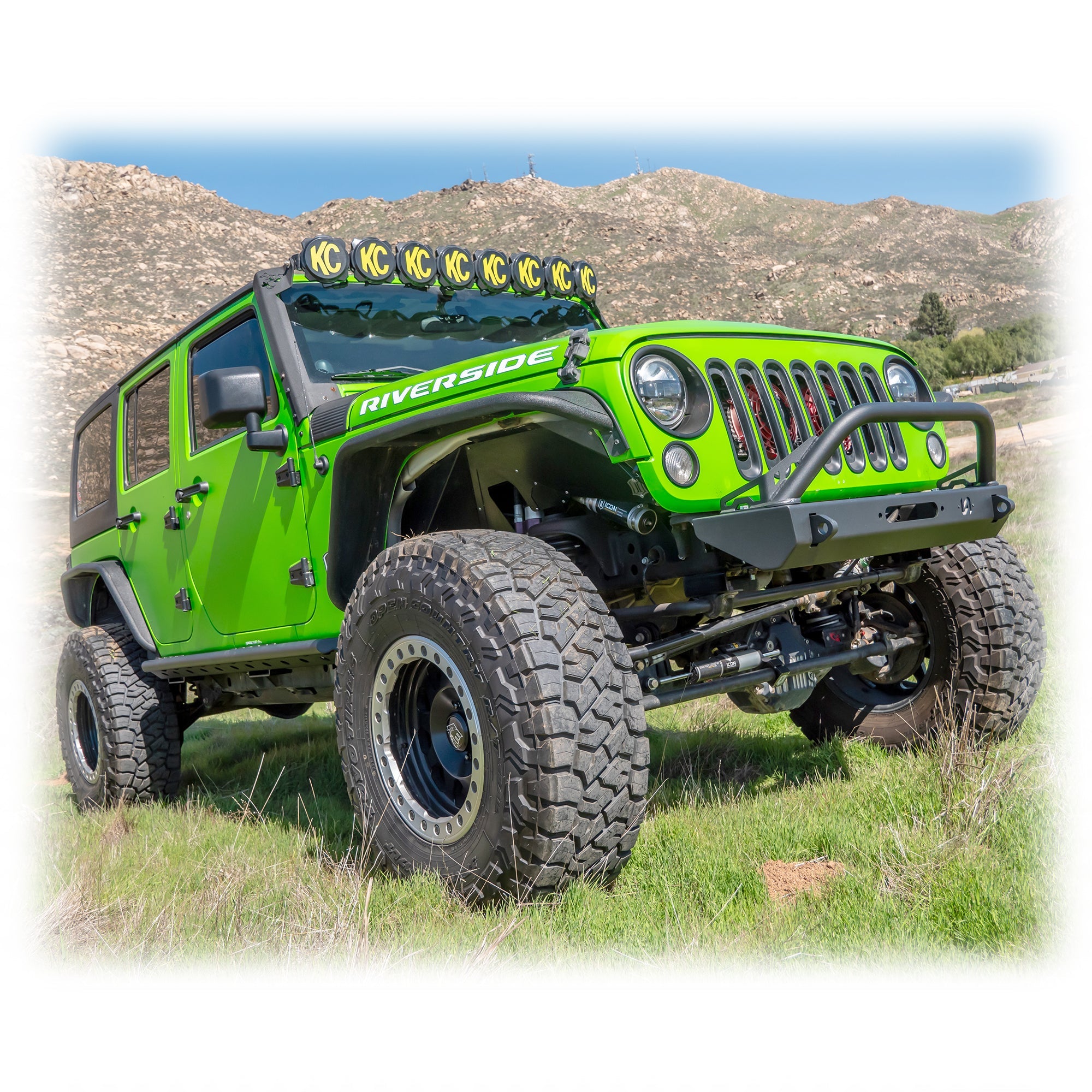 Jeep Wrangler JK Rock Slider Steps with Frame-Mount System | 2007-2018