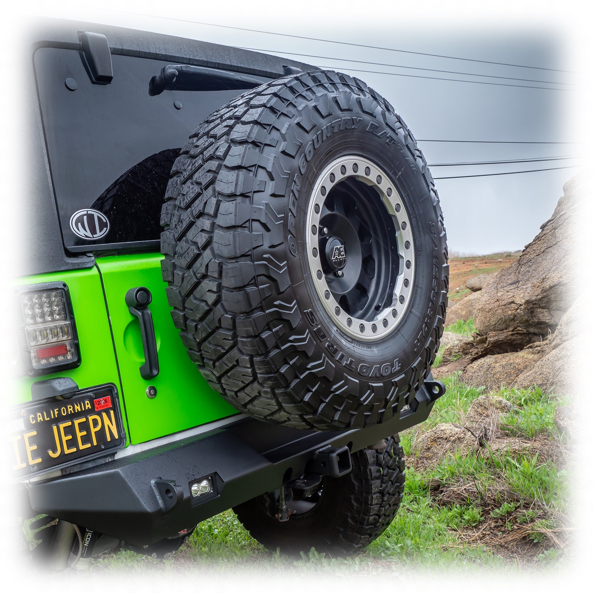 Jeep Wrangler JK Tire Carrier + Tailgate Reinforcement | 2007–2018