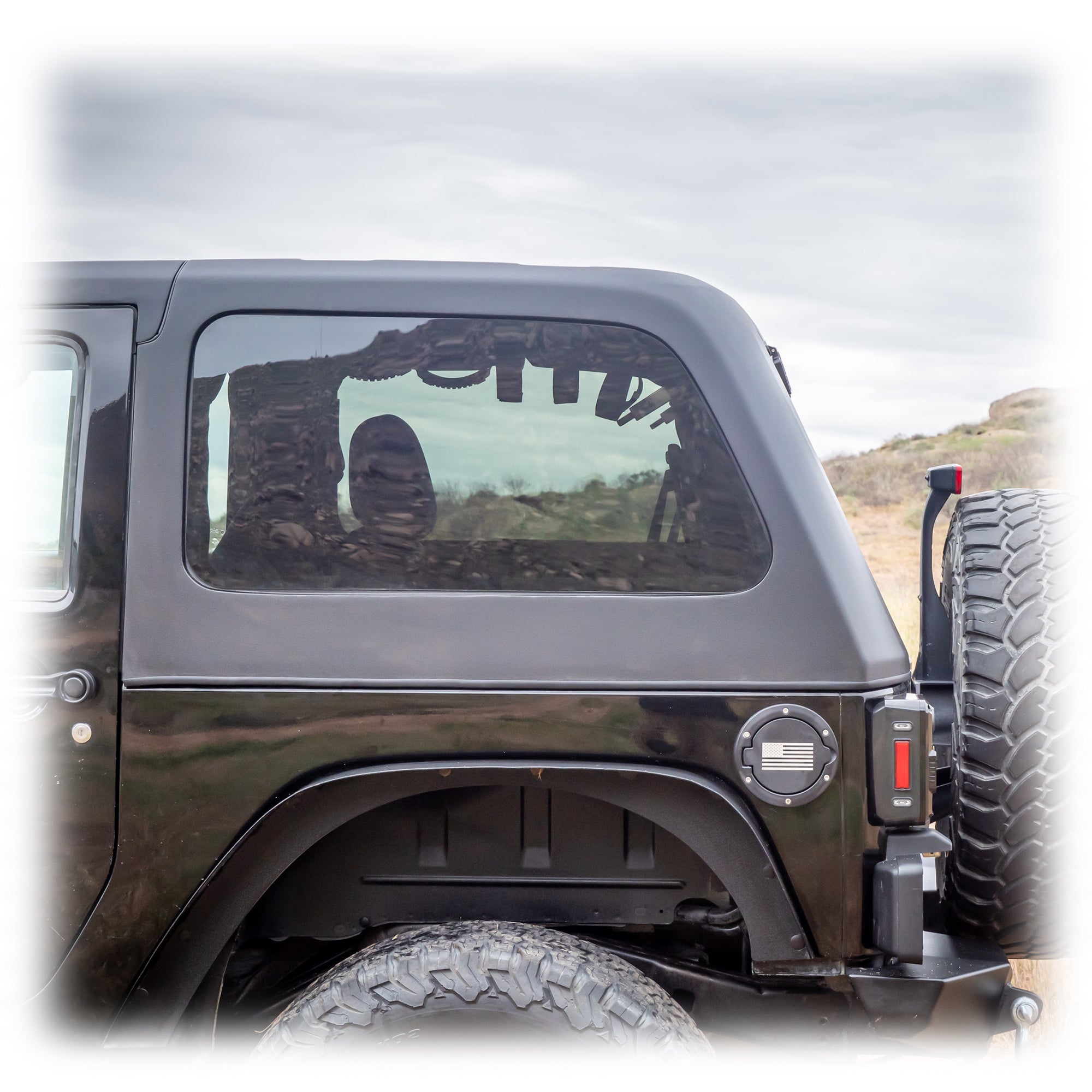 Jeep JK 2‑Door Fastback 2‑Piece Hard Top | 2007–2018