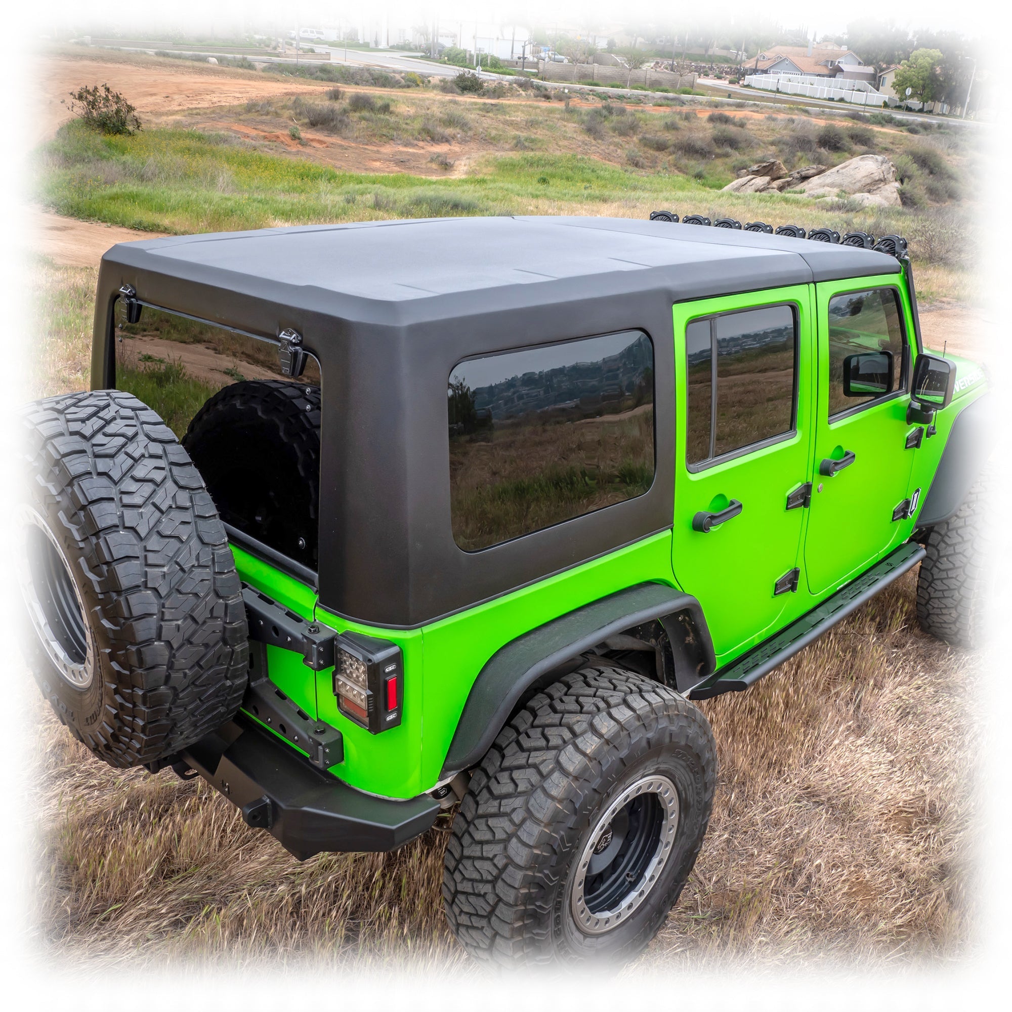 Jeep Wrangler JK 4‑Door Squareback 2‑Piece Hard Top | 2007–2018