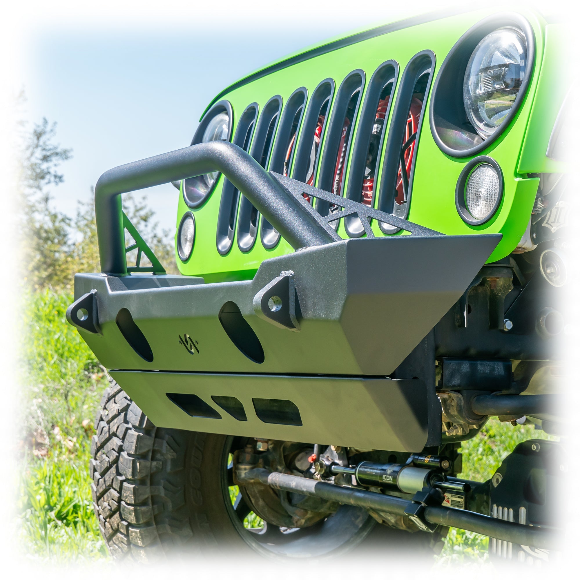 Jeep Wrangler JK/JL/JT Front Bumper with Skid Plate | 2007-2026