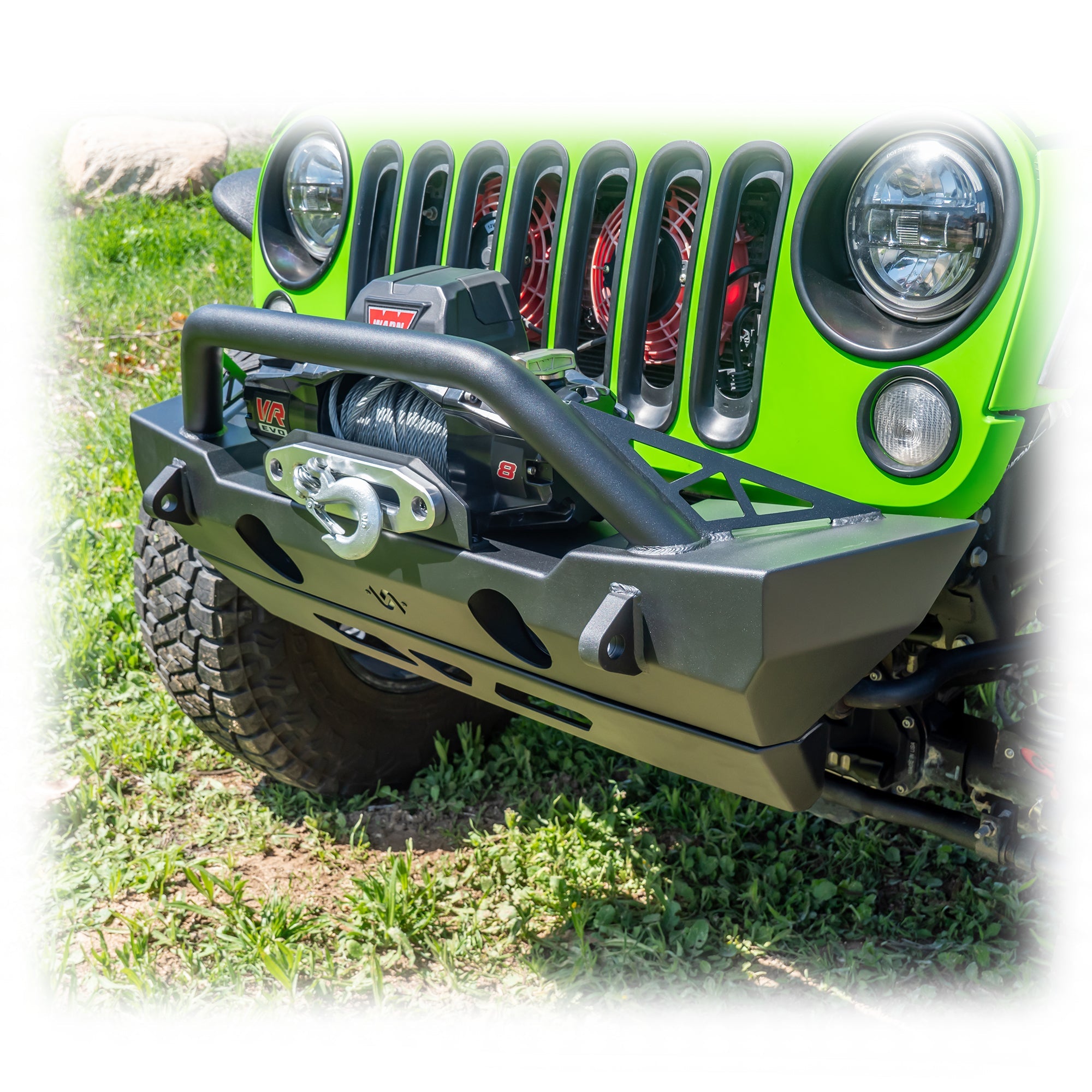 Jeep Wrangler JK/JL/JT Front Bumper with Skid Plate | 2007-2026