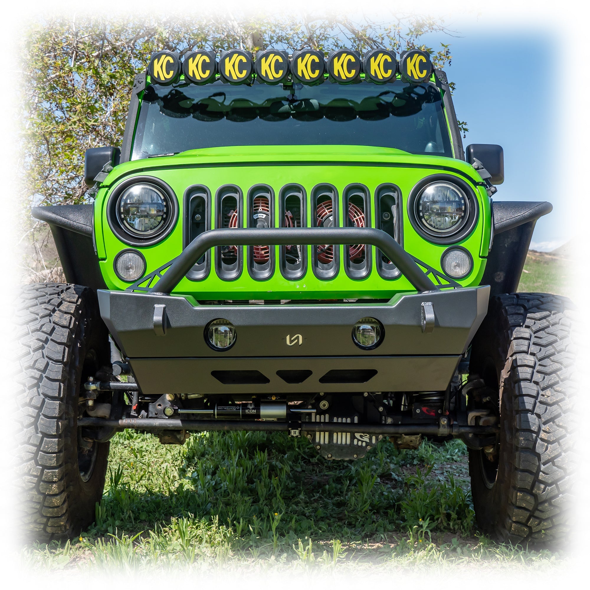 Jeep Wrangler JK/JL/JT Front Bumper with Skid Plate | 2007-2026