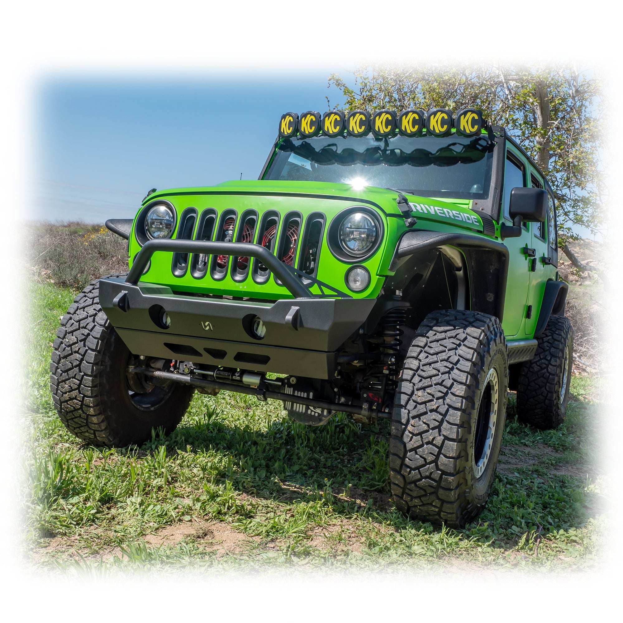 Jeep Wrangler JK/JL/JT Front Bumper with Skid Plate | 2007-2026