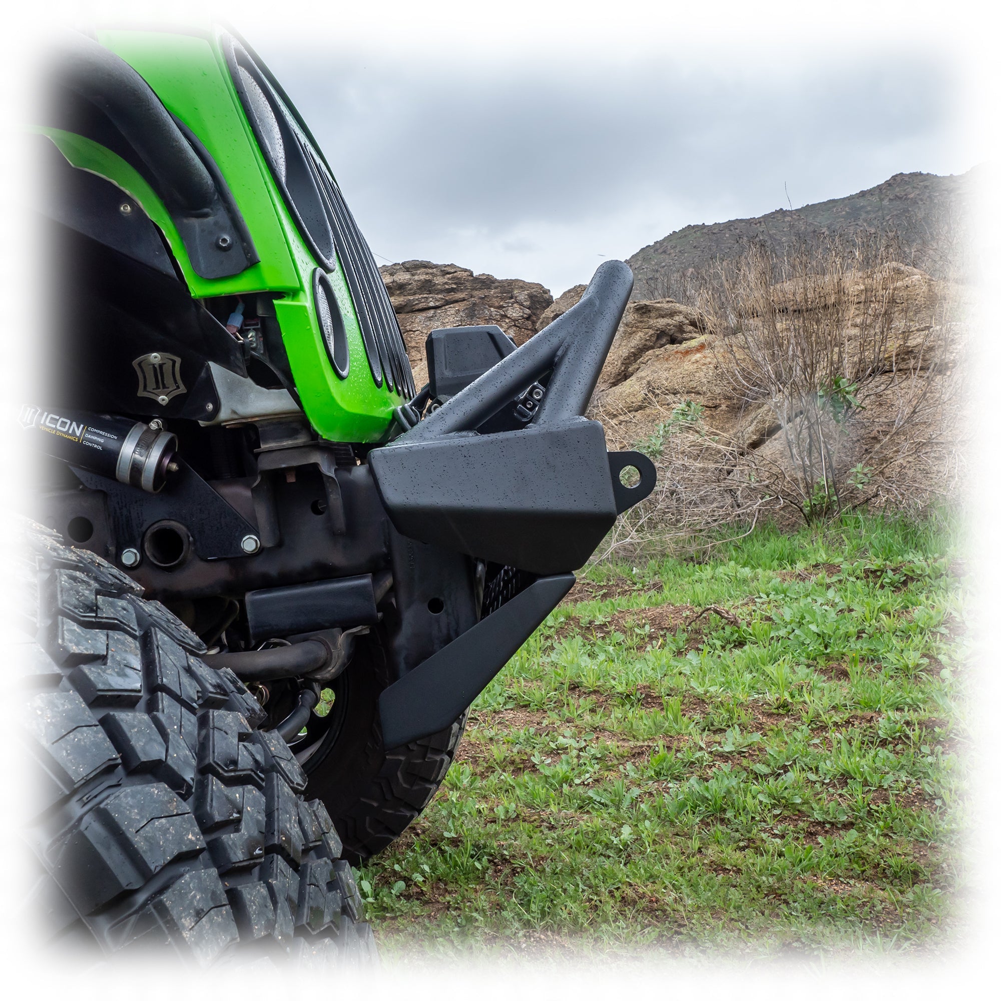 Jeep Wrangler JK/JL/JT Front Bumper with Welded Bull Bar & Skid Plate | 2007–2026