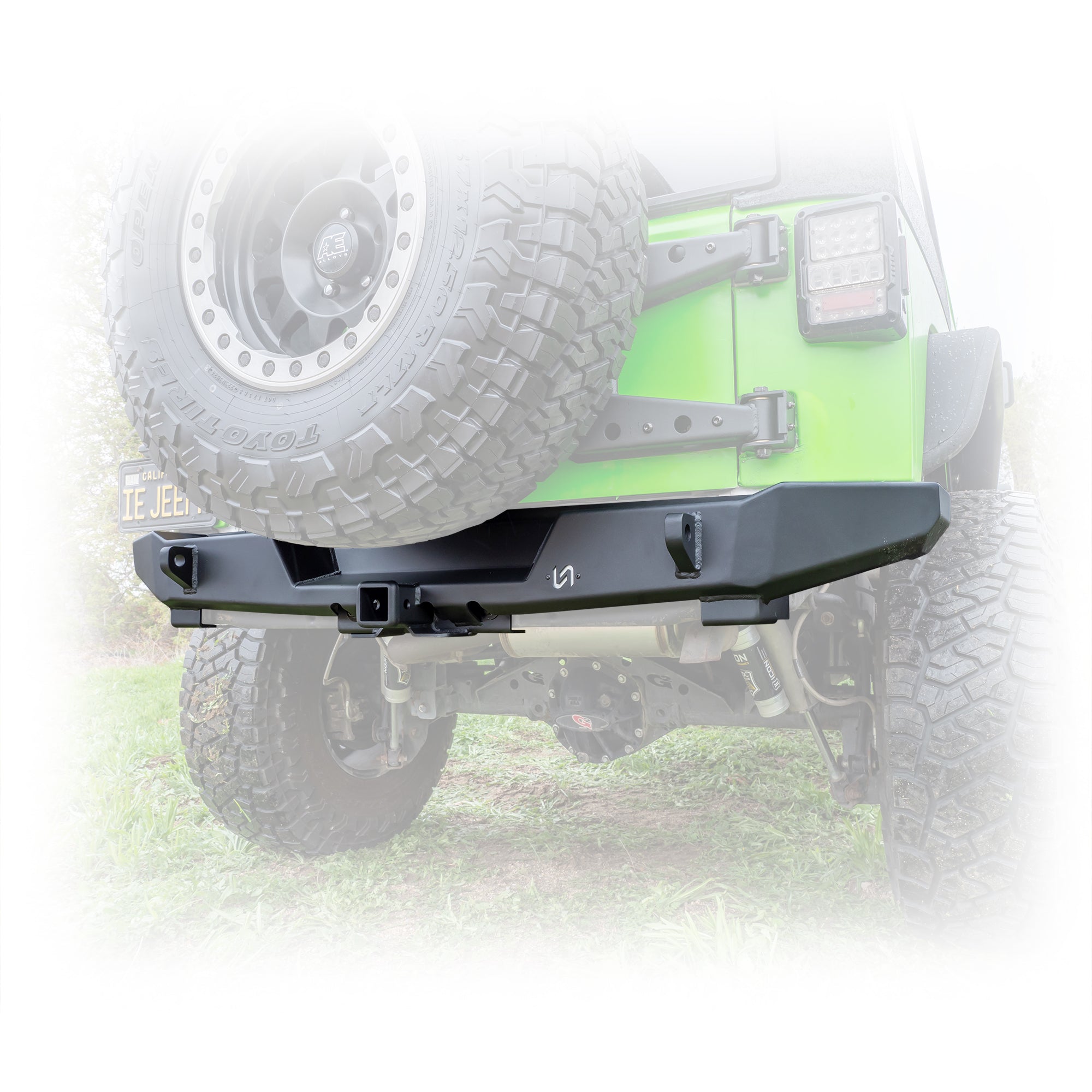 Jeep Wrangler JK Rear Bumper with Hitch Receiver | 2007–2018