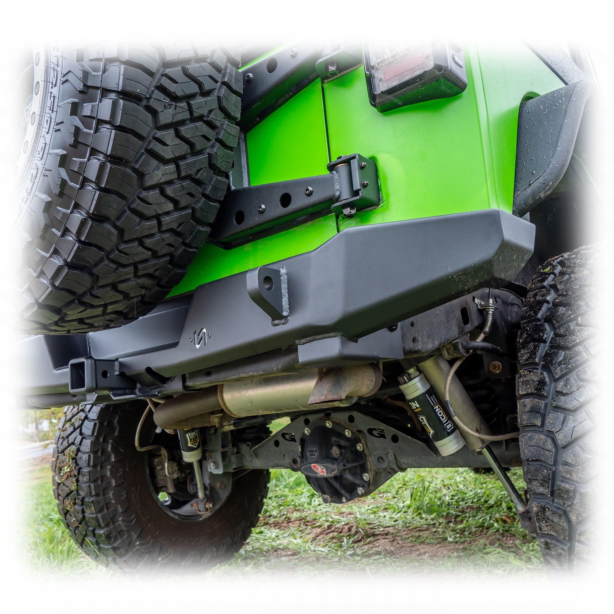 Jeep Wrangler JK Rear Bumper with Hitch Receiver | 2007–2018