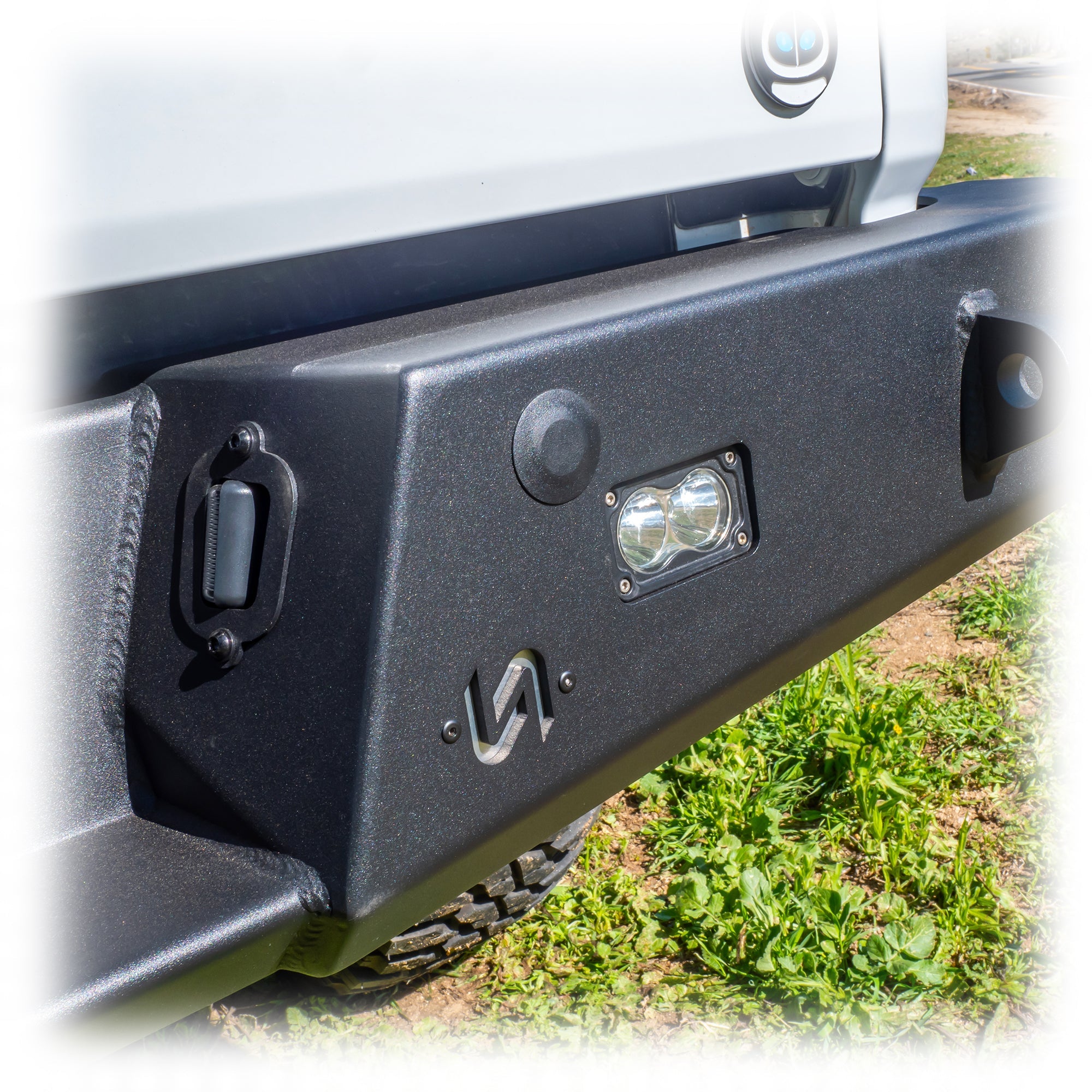 Jeep JT Gladiator Rear Bumper with Frame-Mounted Rock-Slider Wings | 2020–2026