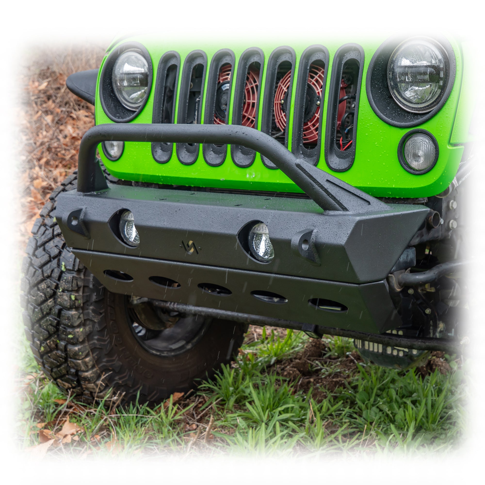 Jeep Wrangler JK/JL/JT Front Bumper with Full Skid Plate | 2007–2026
