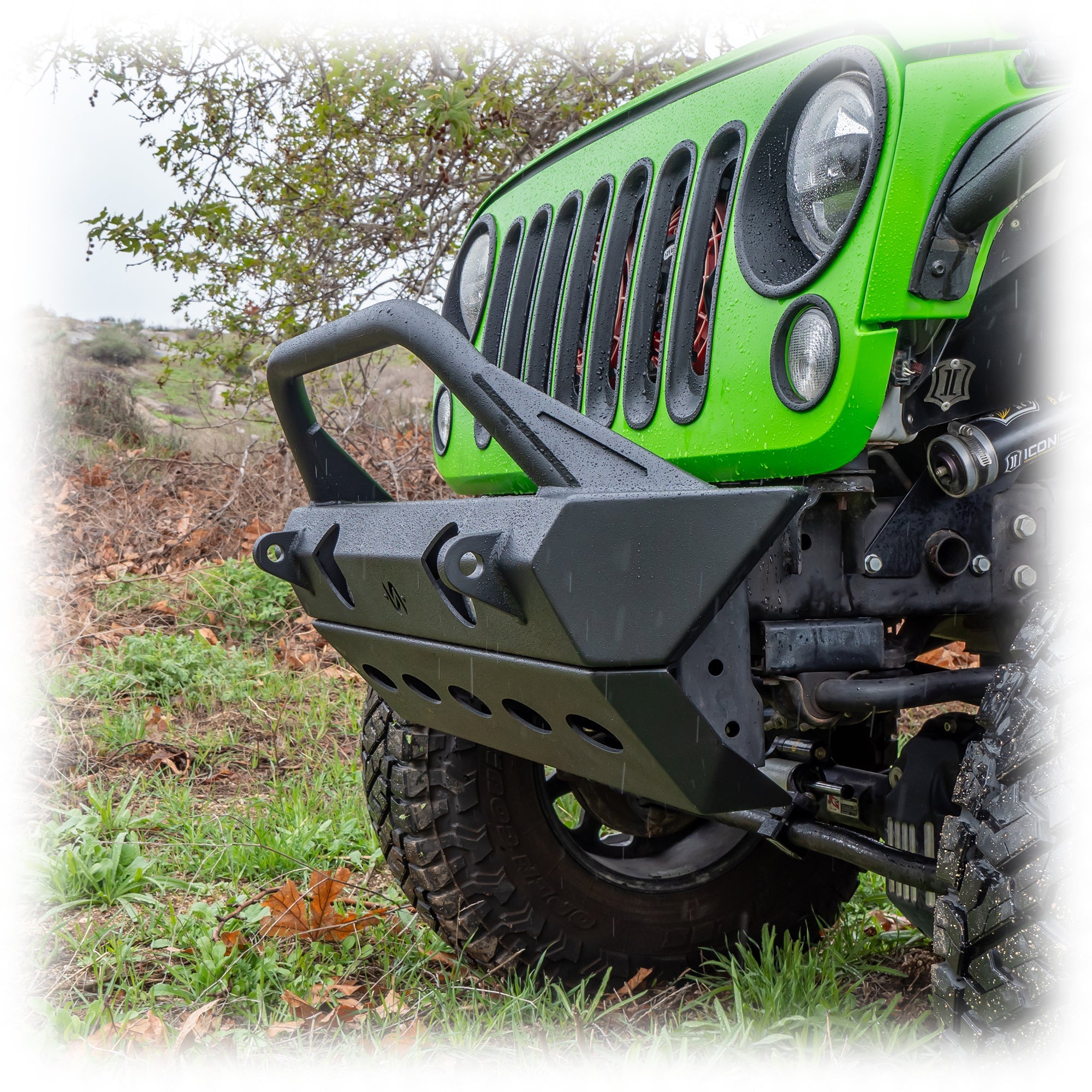 Jeep Wrangler JK/JL/JT Front Bumper with Full Skid Plate | 2007–2026
