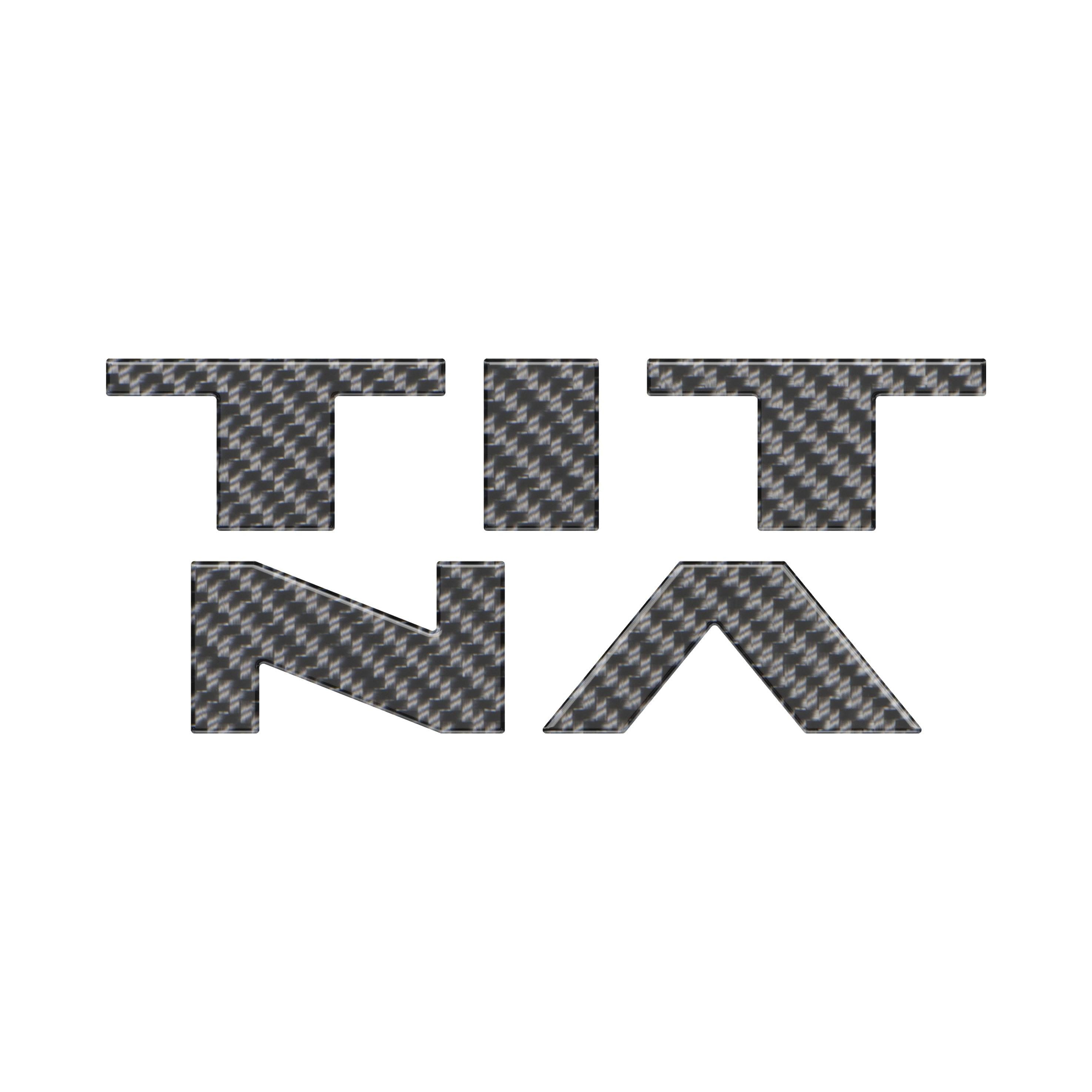Tailgate Letter Emblem Overlays Fits 2022-2024 Nissan Titan