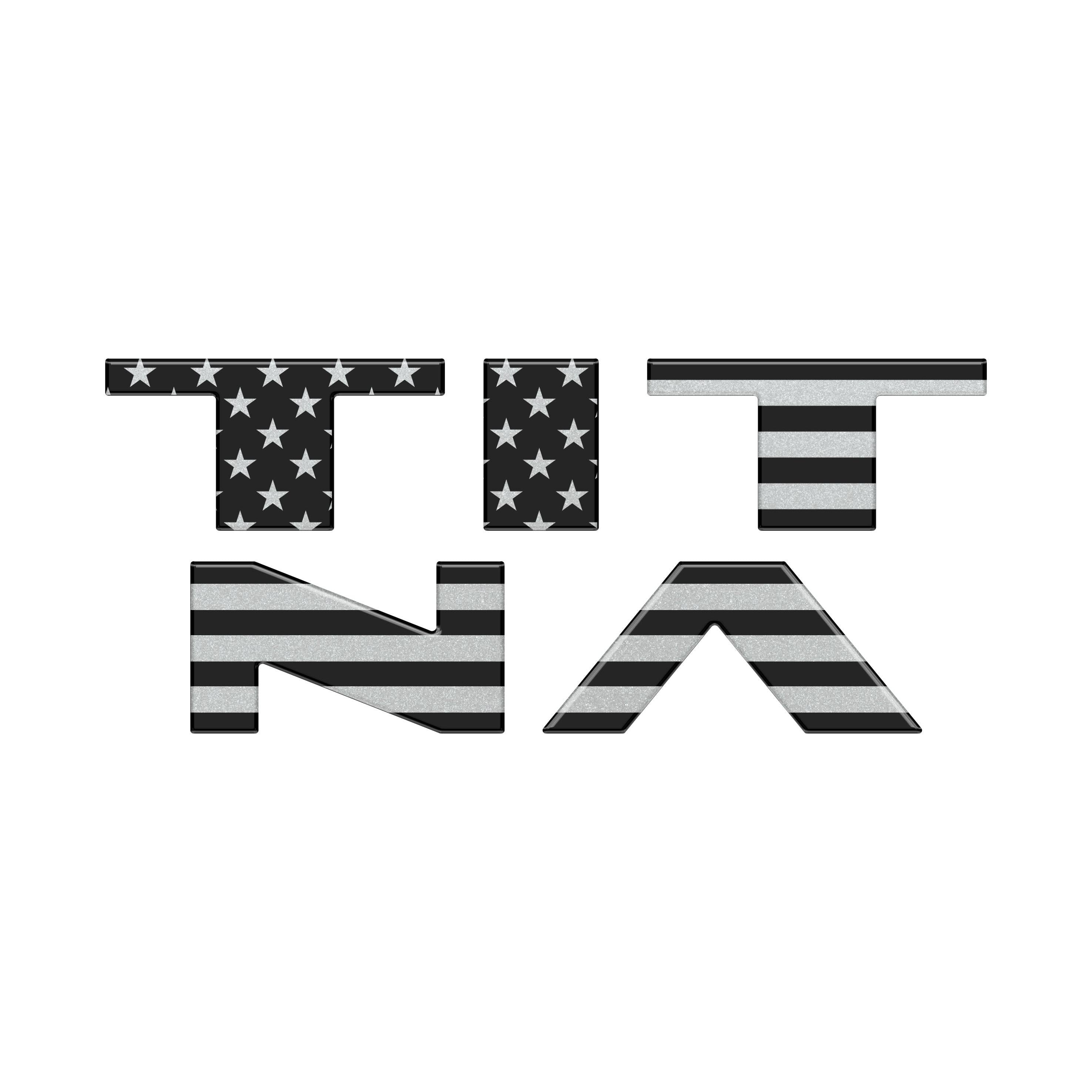 Tailgate Letter Emblem Overlays Fits 2022-2024 Nissan Titan