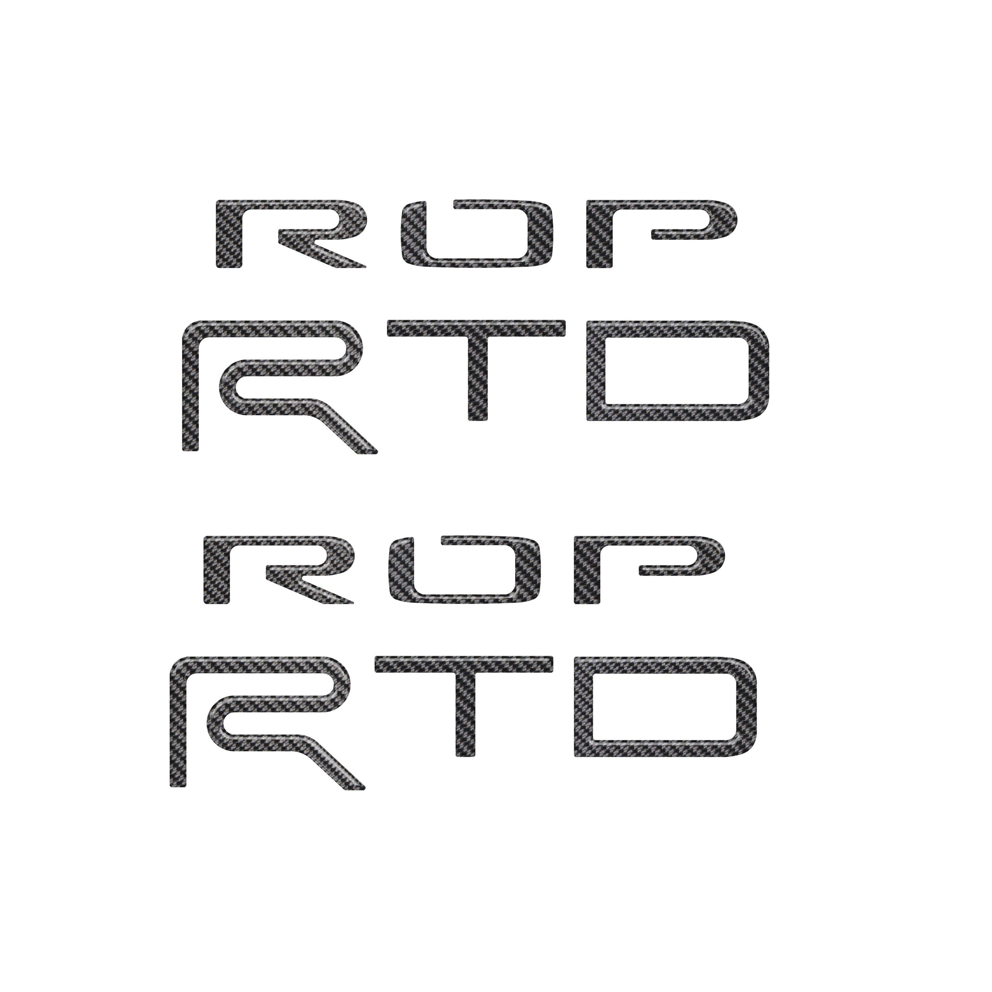 Bed Side Letter Inserts Fits 2015-2021 Toyota Tundra TRD Pro