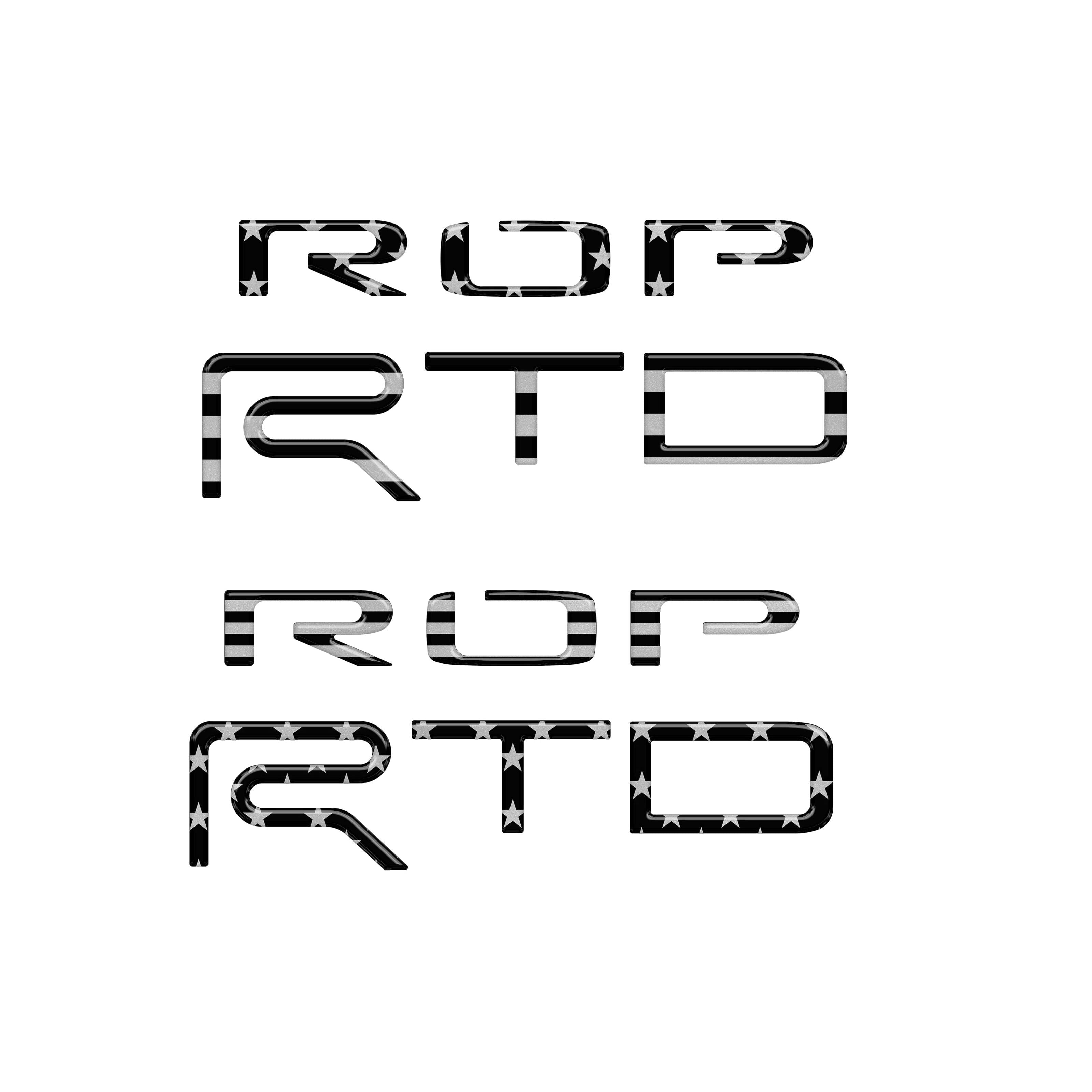 Bed Side Letter Inserts Fits 2015-2021 Toyota Tundra TRD Pro
