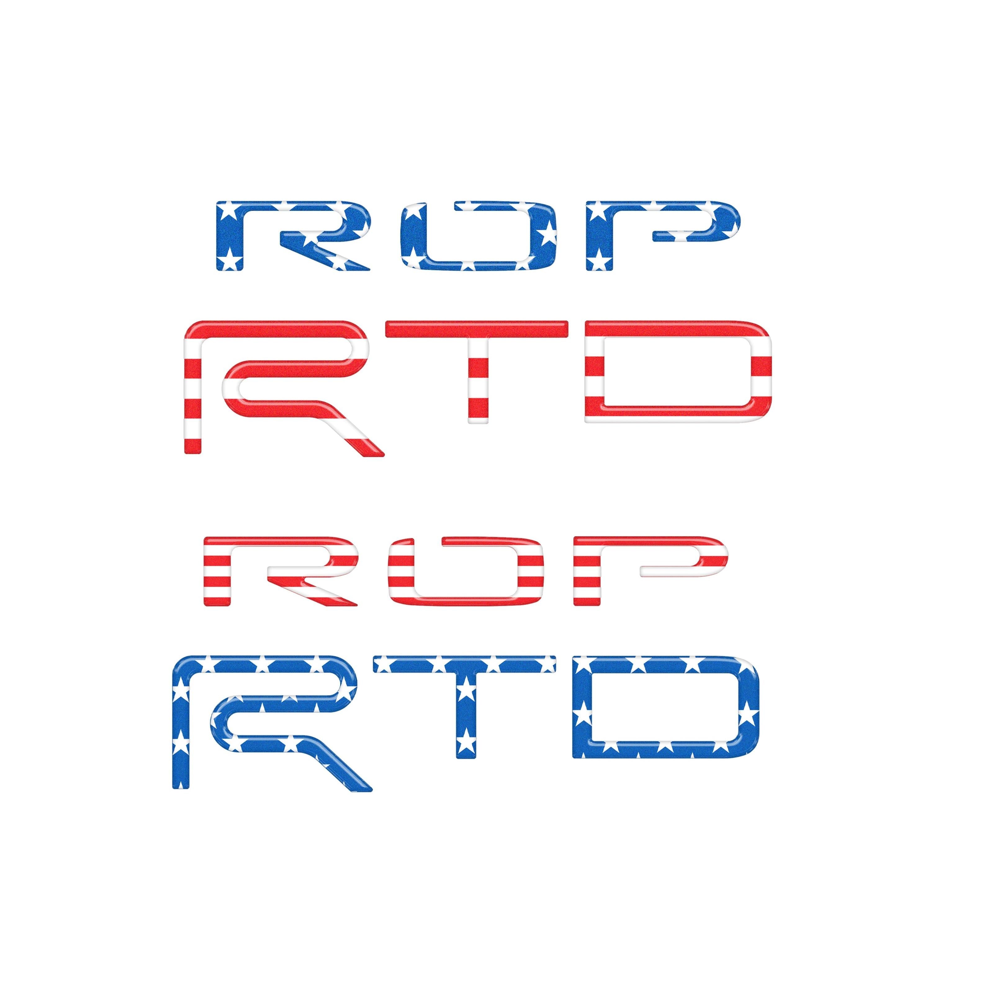 Bed Side Letter Inserts Fits 2015-2021 Toyota Tundra TRD Pro