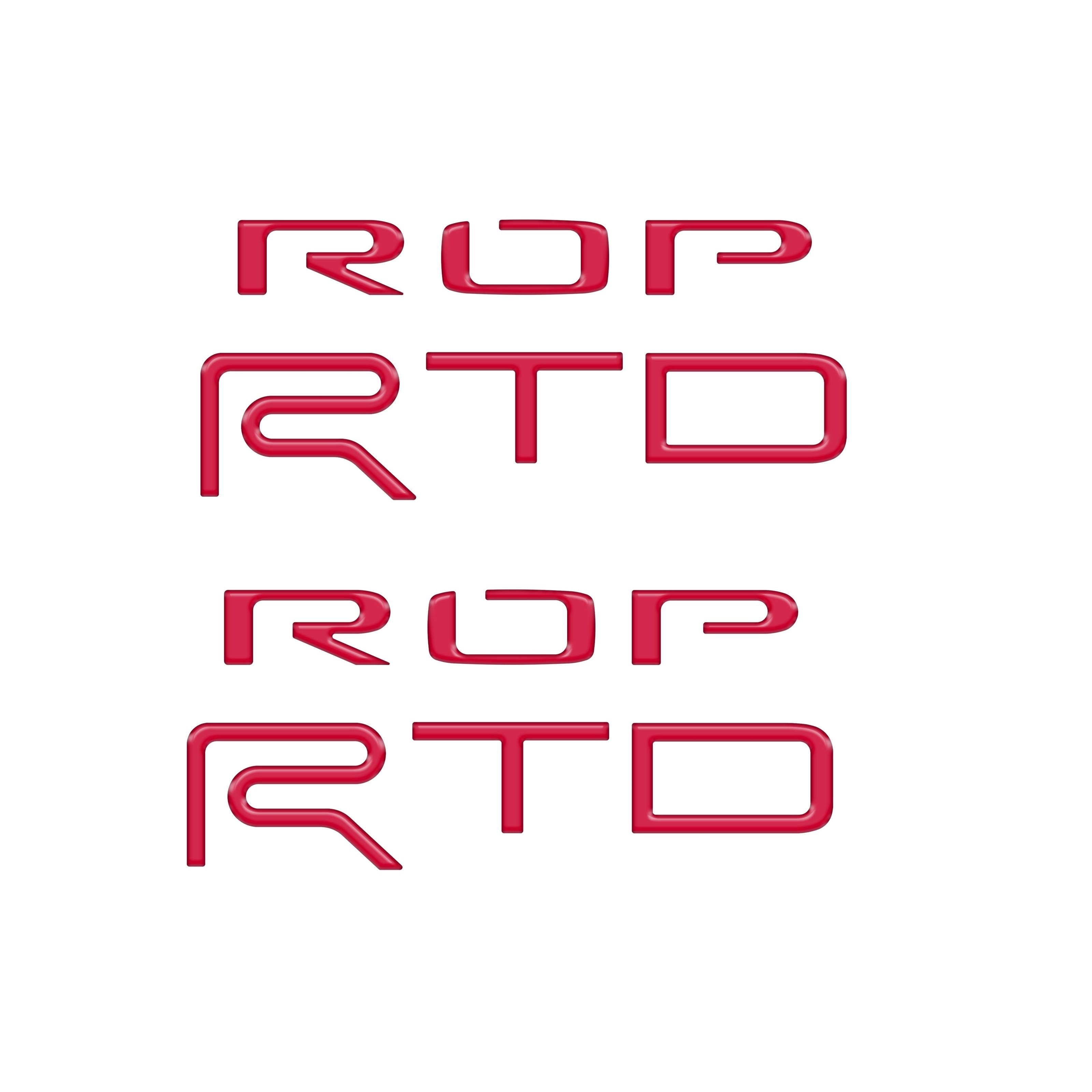 Bed Side Letter Inserts Fits 2015-2021 Toyota Tundra TRD Pro