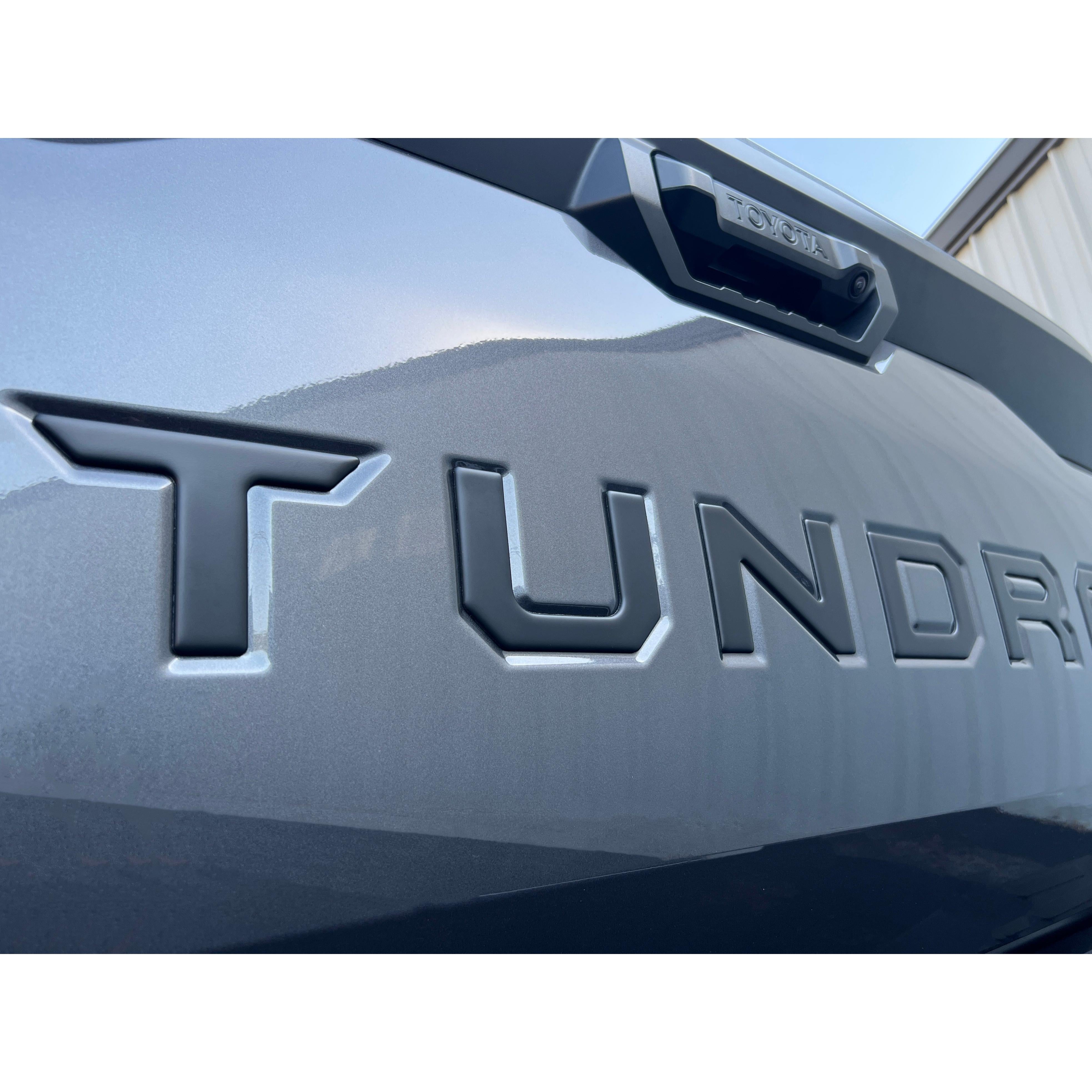 Tailgate Letter Inserts Fits 2022-2026 Toyota Tundra