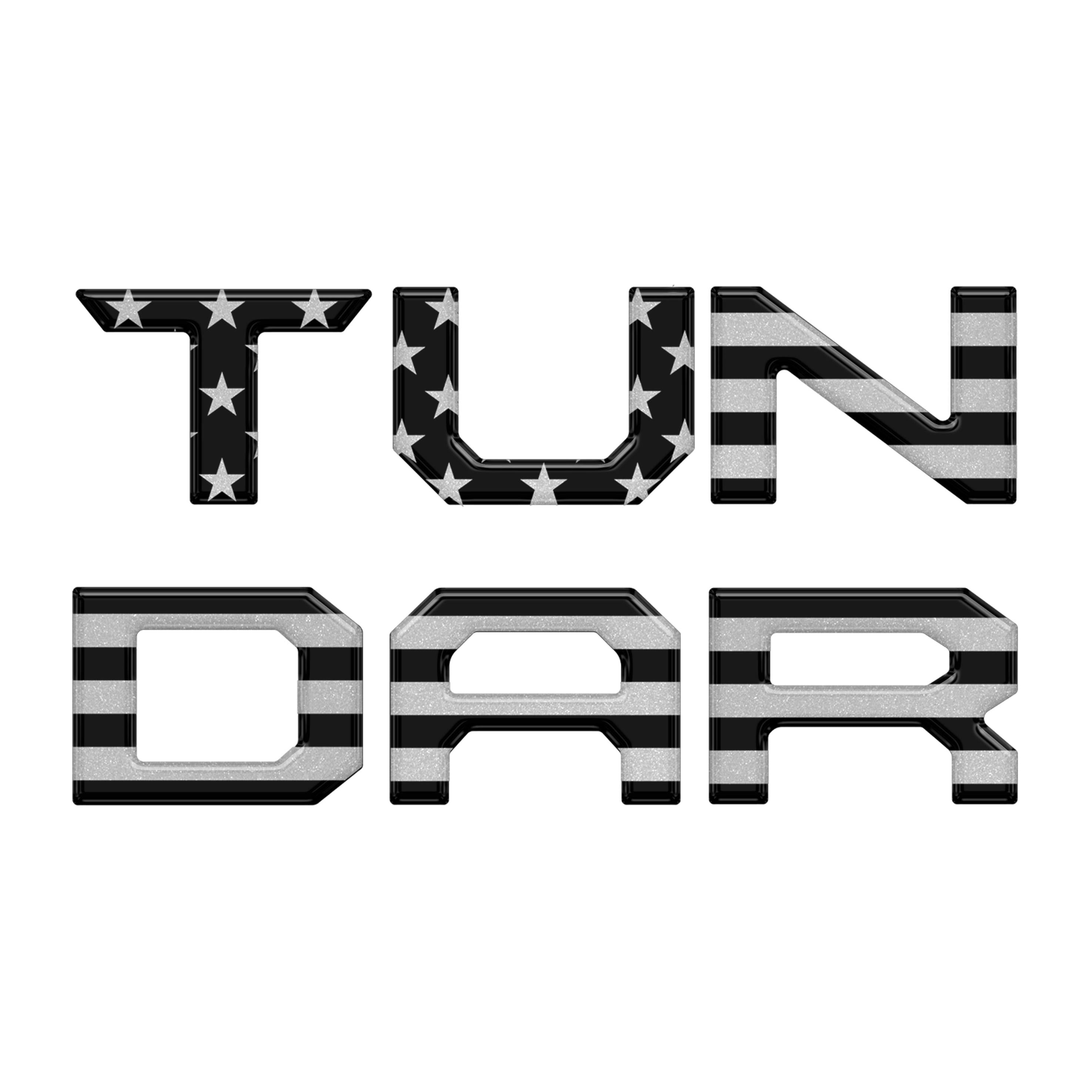 Tailgate Letter Inserts Fits 2022-2026 Toyota Tundra