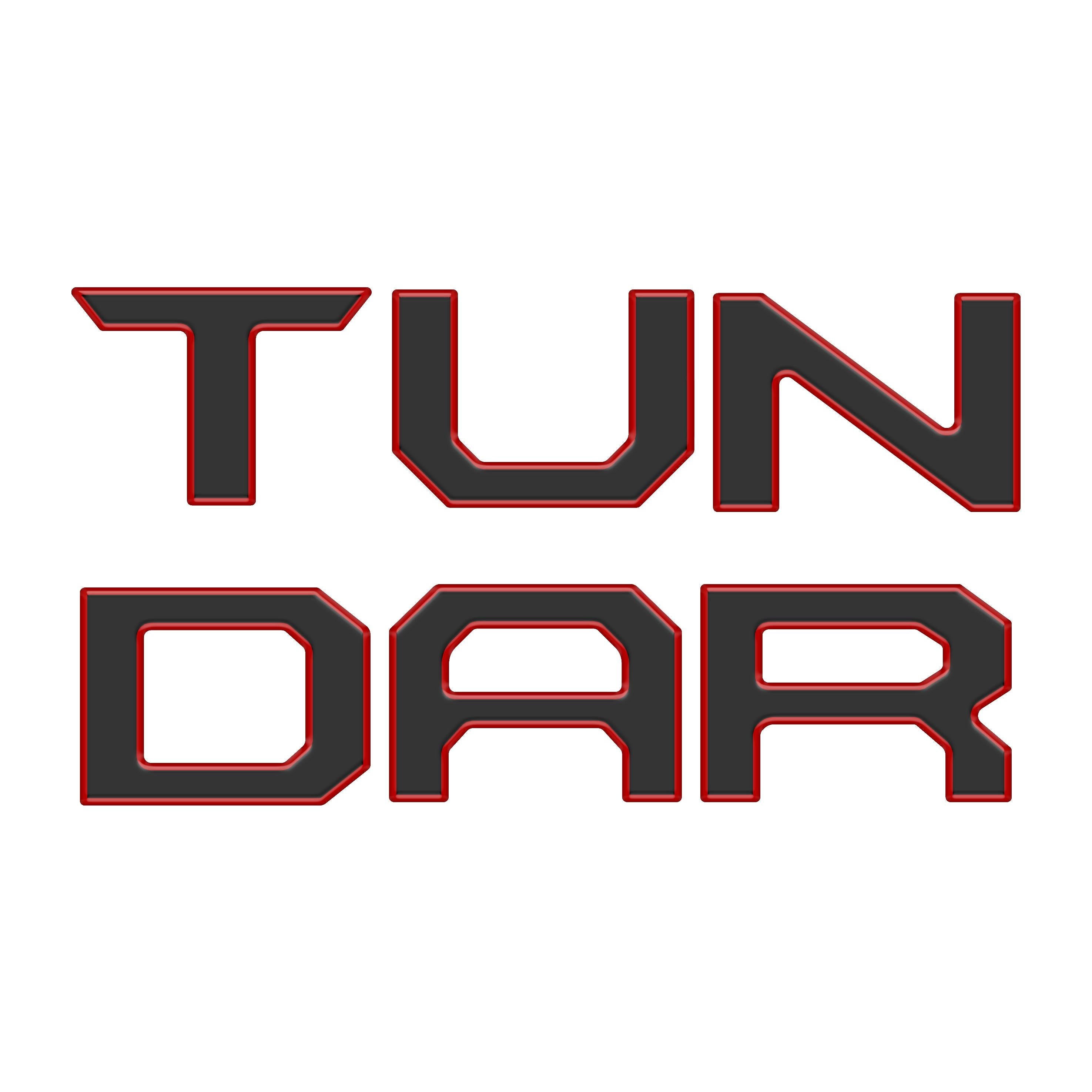 Tailgate Letter Inserts Fits 2022-2026 Toyota Tundra