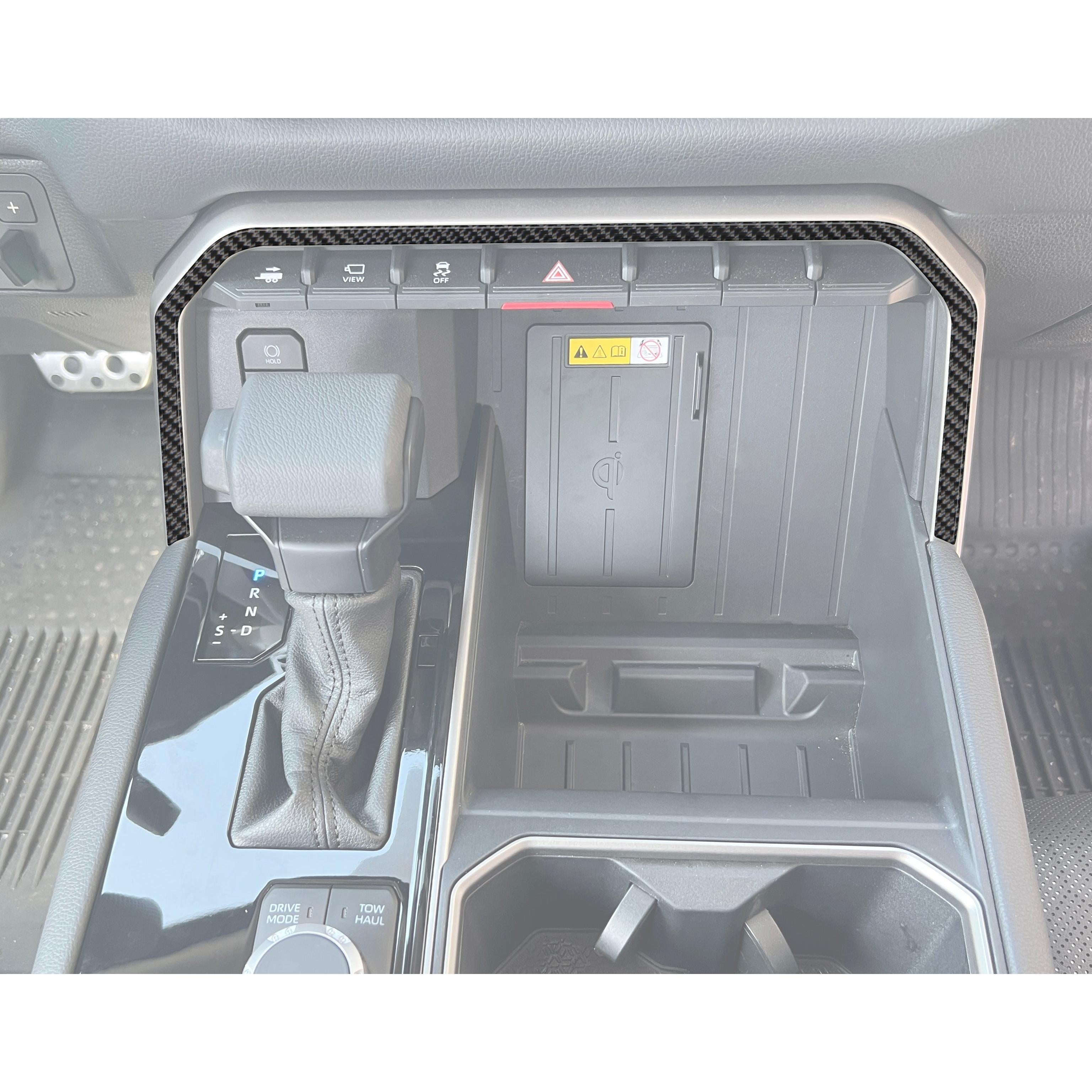 Upper Center Console Line Accent Trim Fits 2022-2026 Toyota Tundra & 2023-2026 Toyota Sequoia