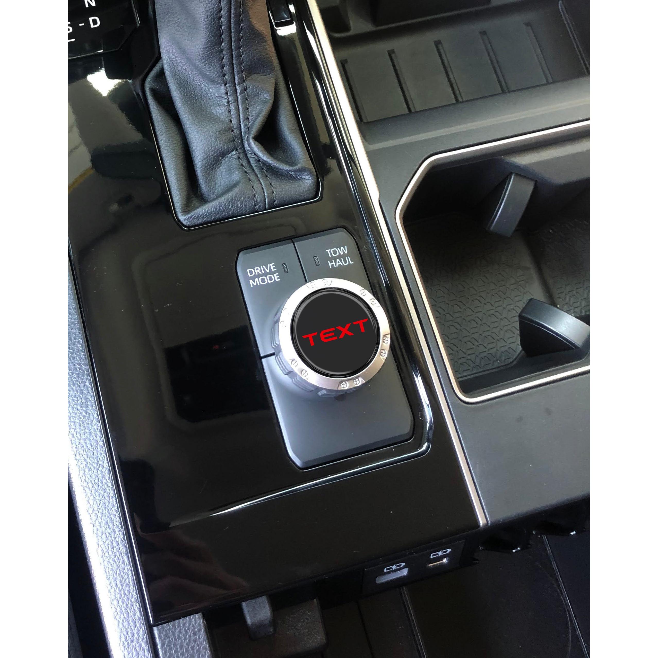 Badge for Drive Mode Selector Dial Fits 2022-2026 Toyota Tundra & 2023-2026 Toyota Sequoia