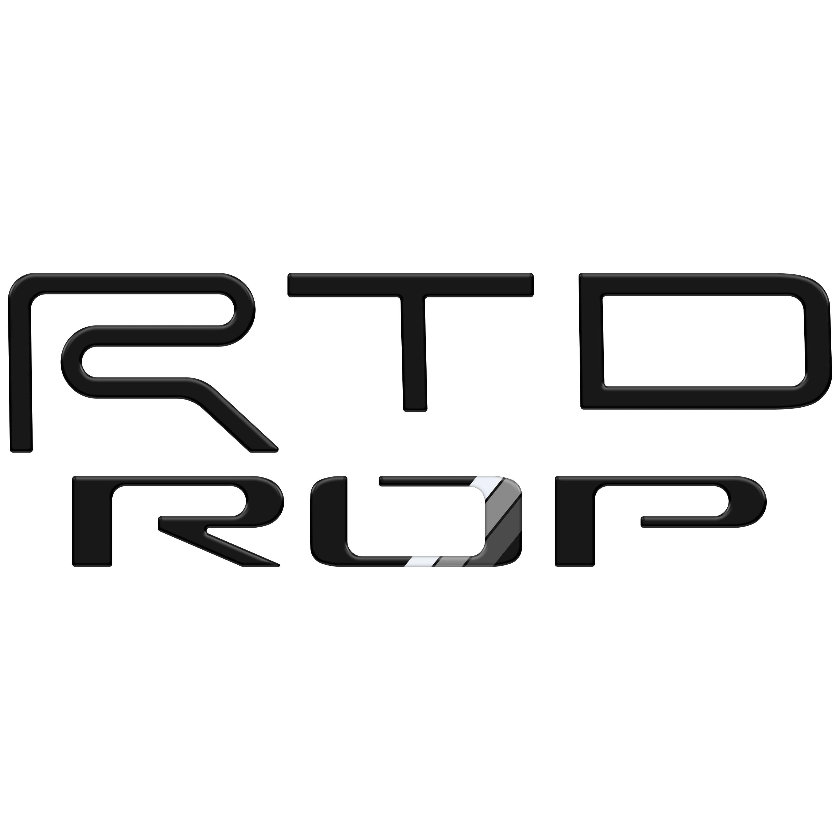 TRD Pro Tailgate Letter Inserts Fits 2022-2026 Toyota Tundra